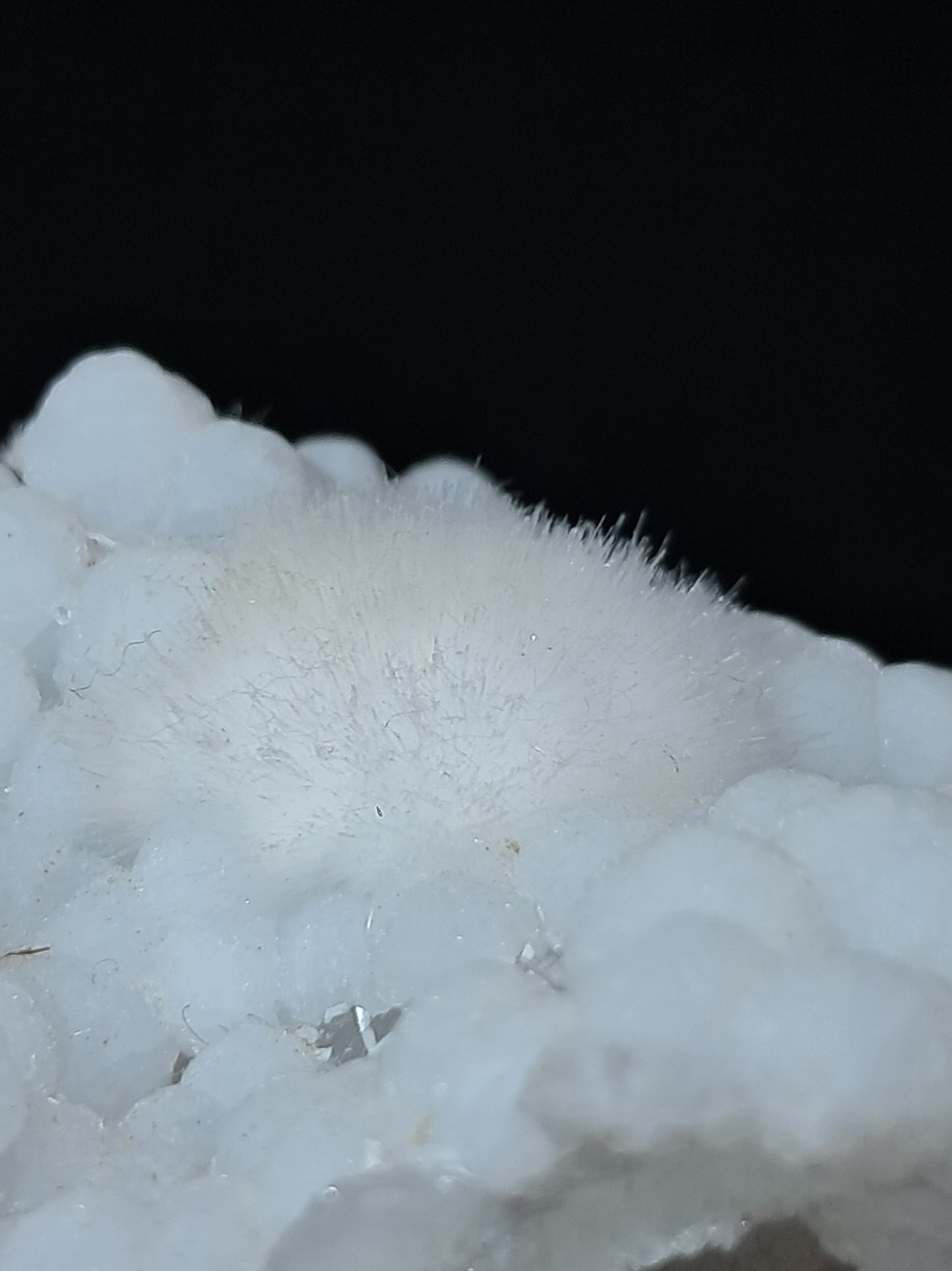 Okenite w/ Gyrolite on Prehenite Matrix (Mumbai) Mineral Specimen | Collector Grade | Natural Crystal #OK24