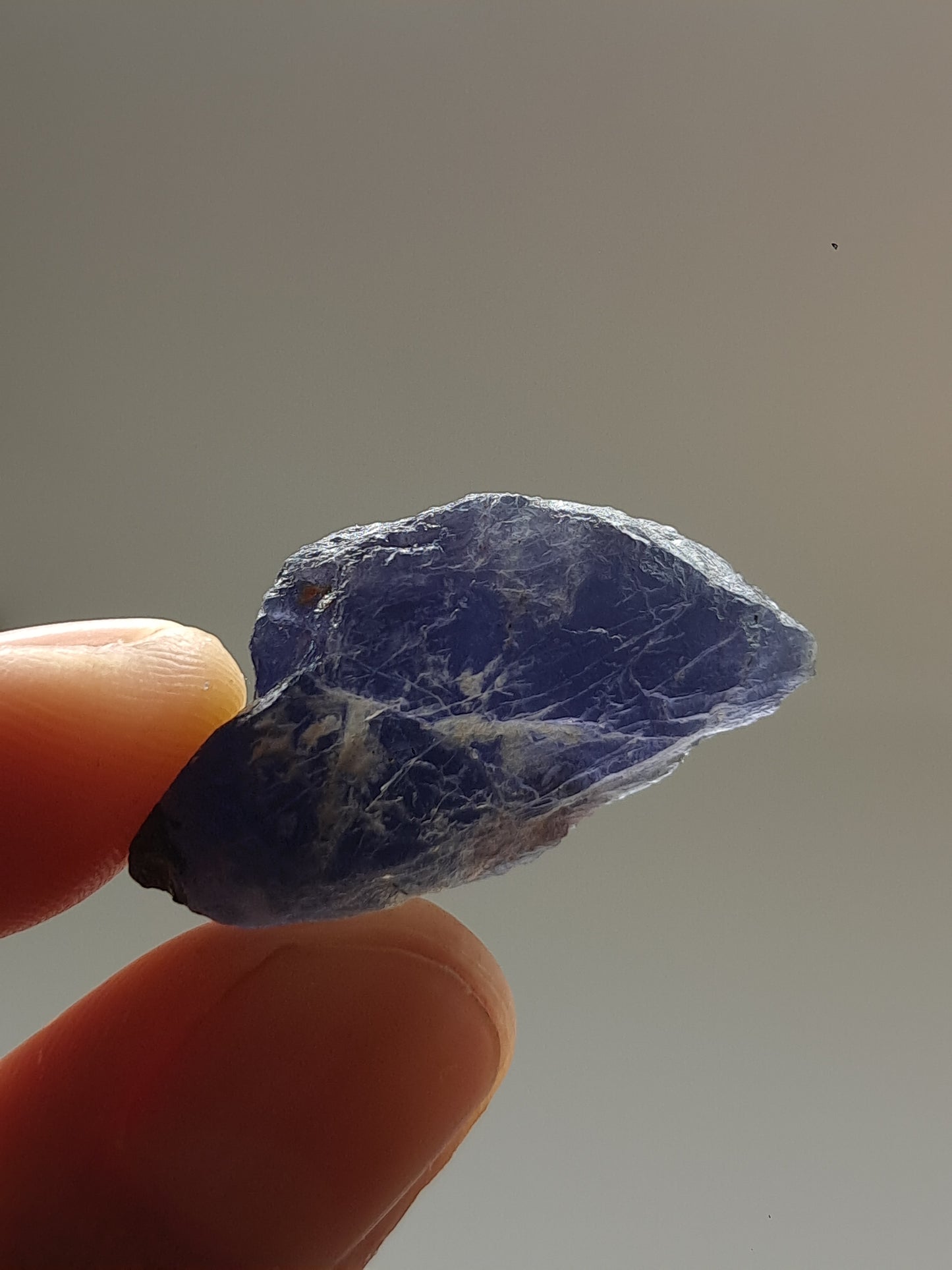 Rough Iolite Crystal (Karur) *Gem Quality* Cordierite | Excelent Pleochroism | Mineral Specimen #IO7