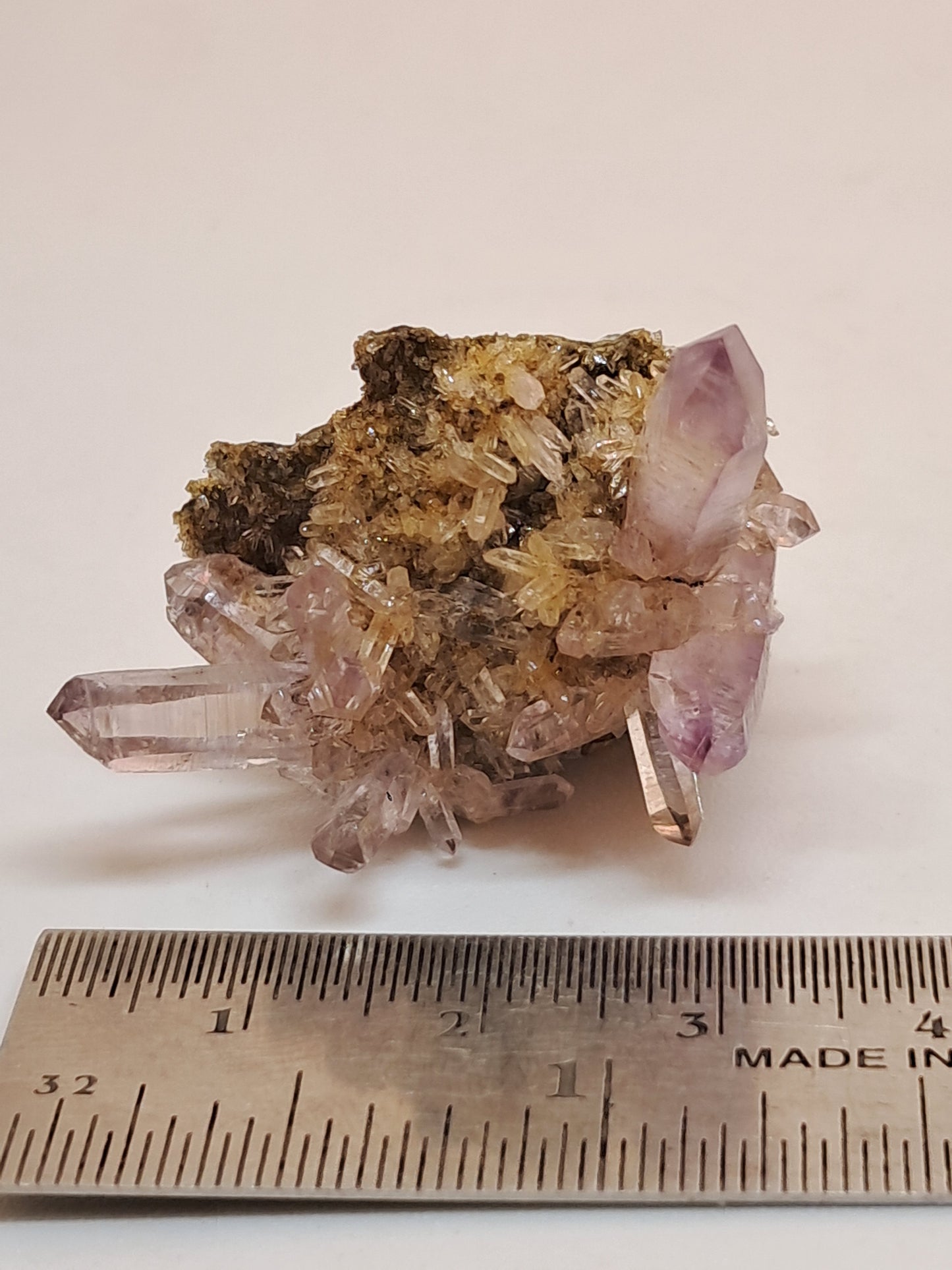 Veracruz Amethyst Crystals on Matrix (Mexico) | Natural Cluster | Mineral Specimen #VA22