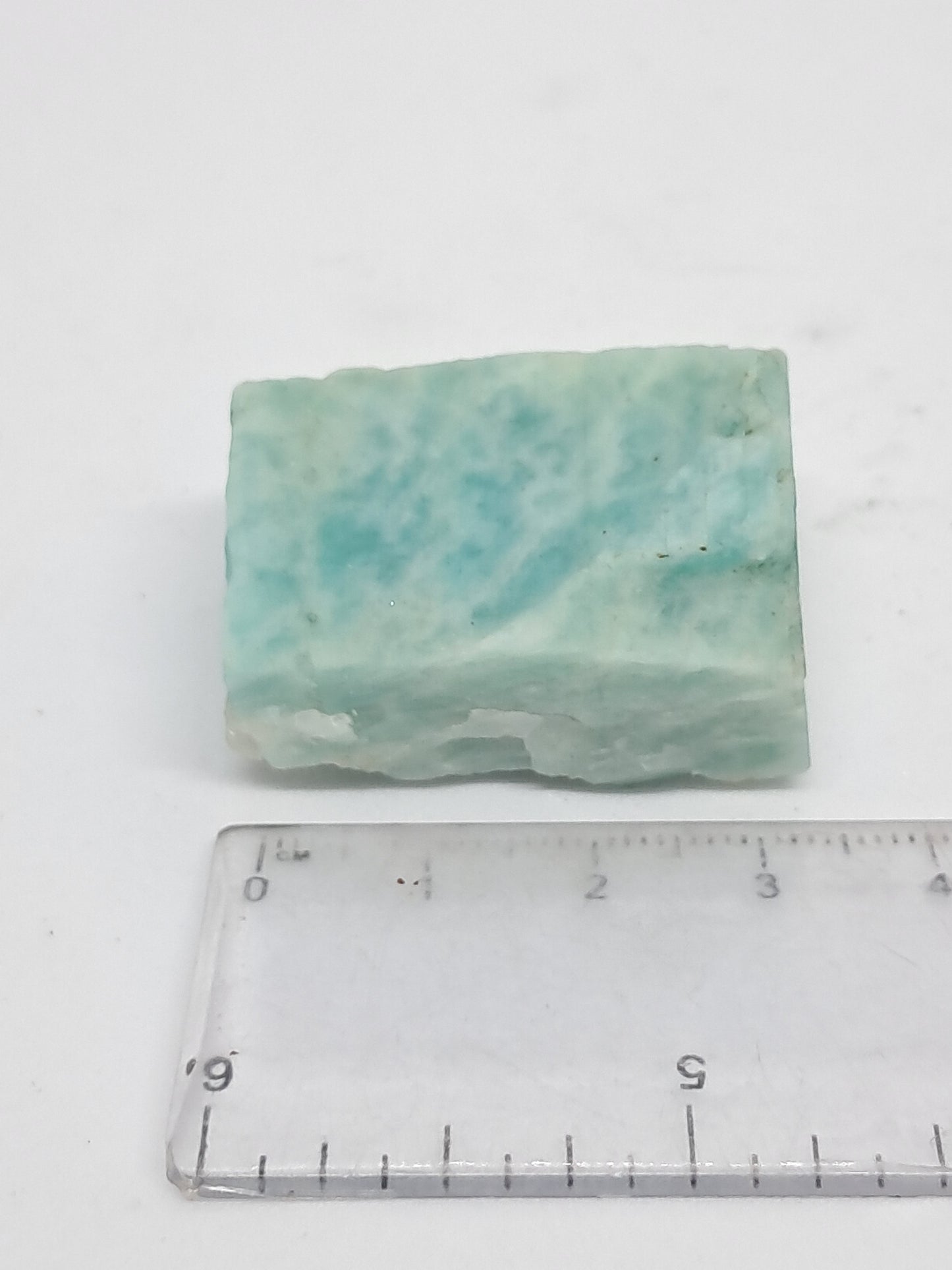 Rough Amazonite Slice | Natural Stone | Mineral Specimen #AZ3
