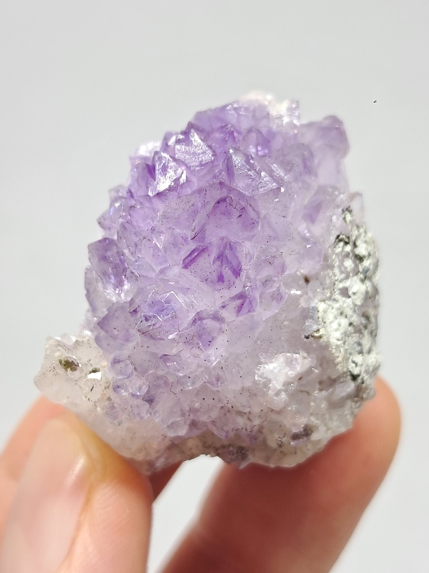 Amatista Elestial en Matriz (Karur) | Piedra Natural | Ejemplar Mineral #KA94