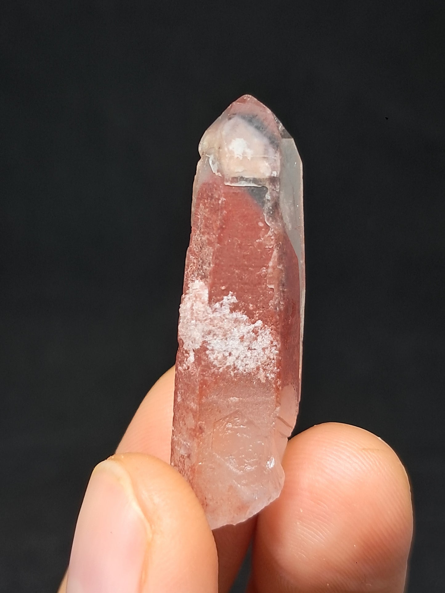 Hematite Phantom Quartz (Telangana) | Natural Crystal | Mineral Specimen #HPQ55