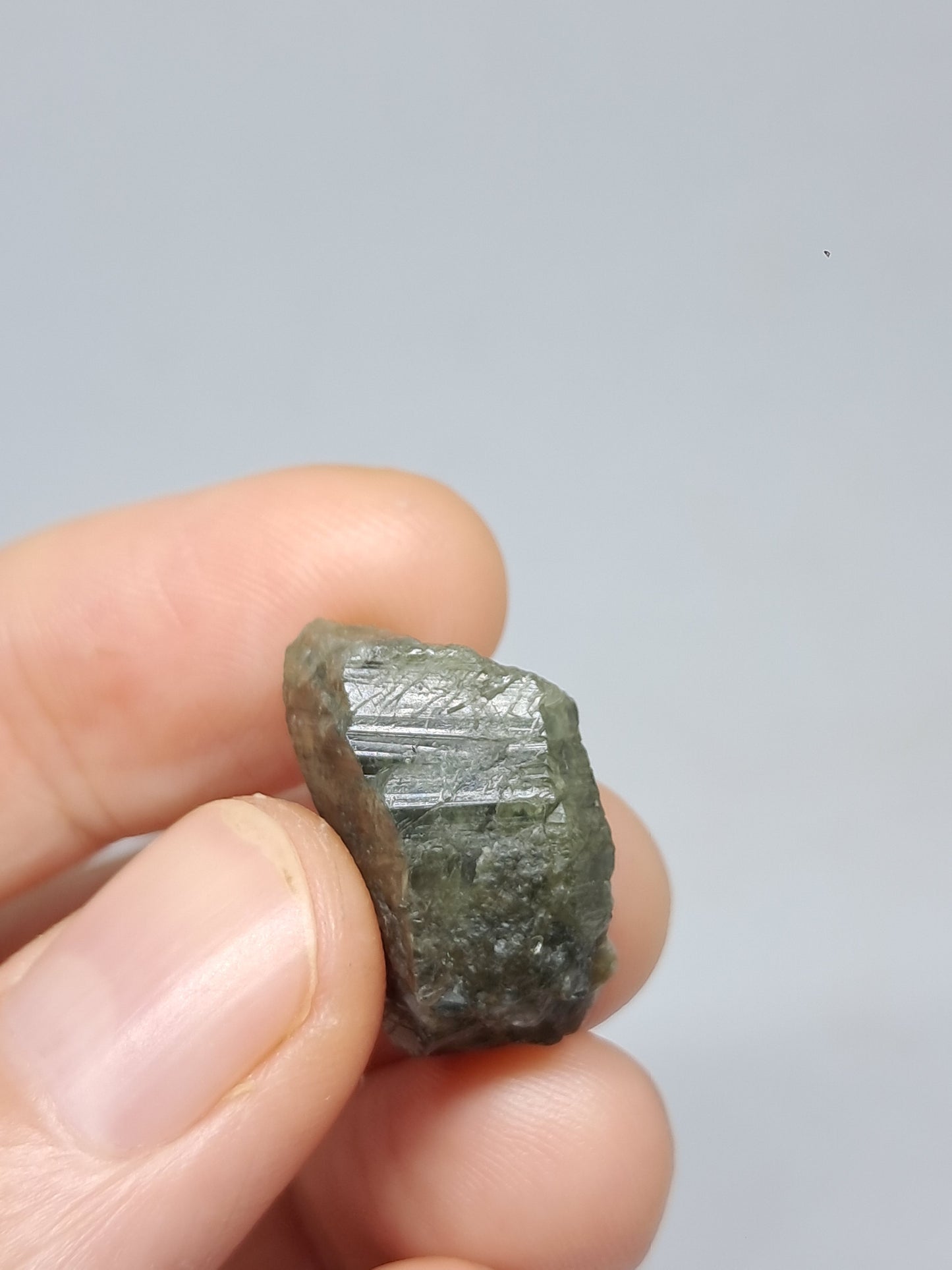 Natural Greenish-Blue *Teal* Sapphire Crystal (Karur) Rough Stone | Mineral Specimen #SP21