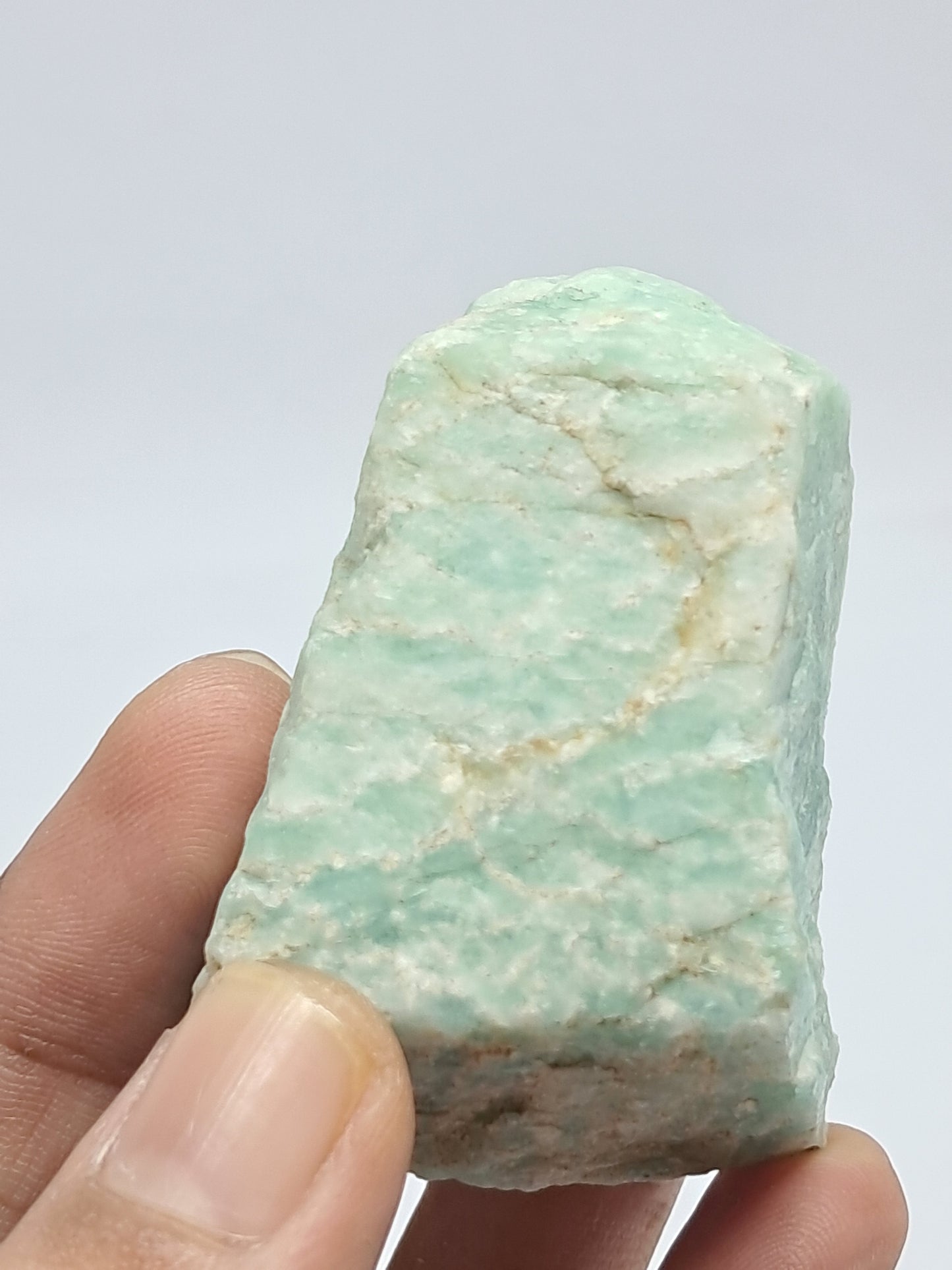 Rough Amazonite Slice | Natural Stone | Mineral Specimen #AZ6