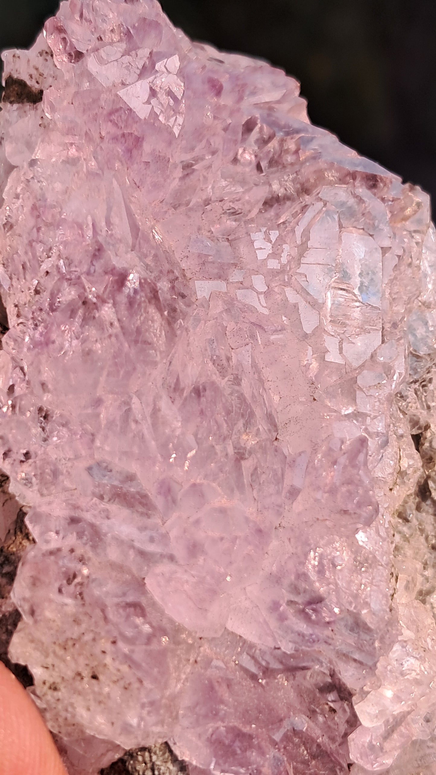 Amethyst Scepters on Basalt | Elestial Formation | Natural Crystal | Mineral Specimen #KA190