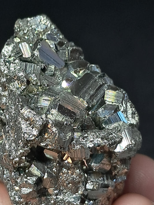 Pirita en Bruto (Perú) Drusa Natural | Mineral de Colección | Rocas y Cristales #PR29
