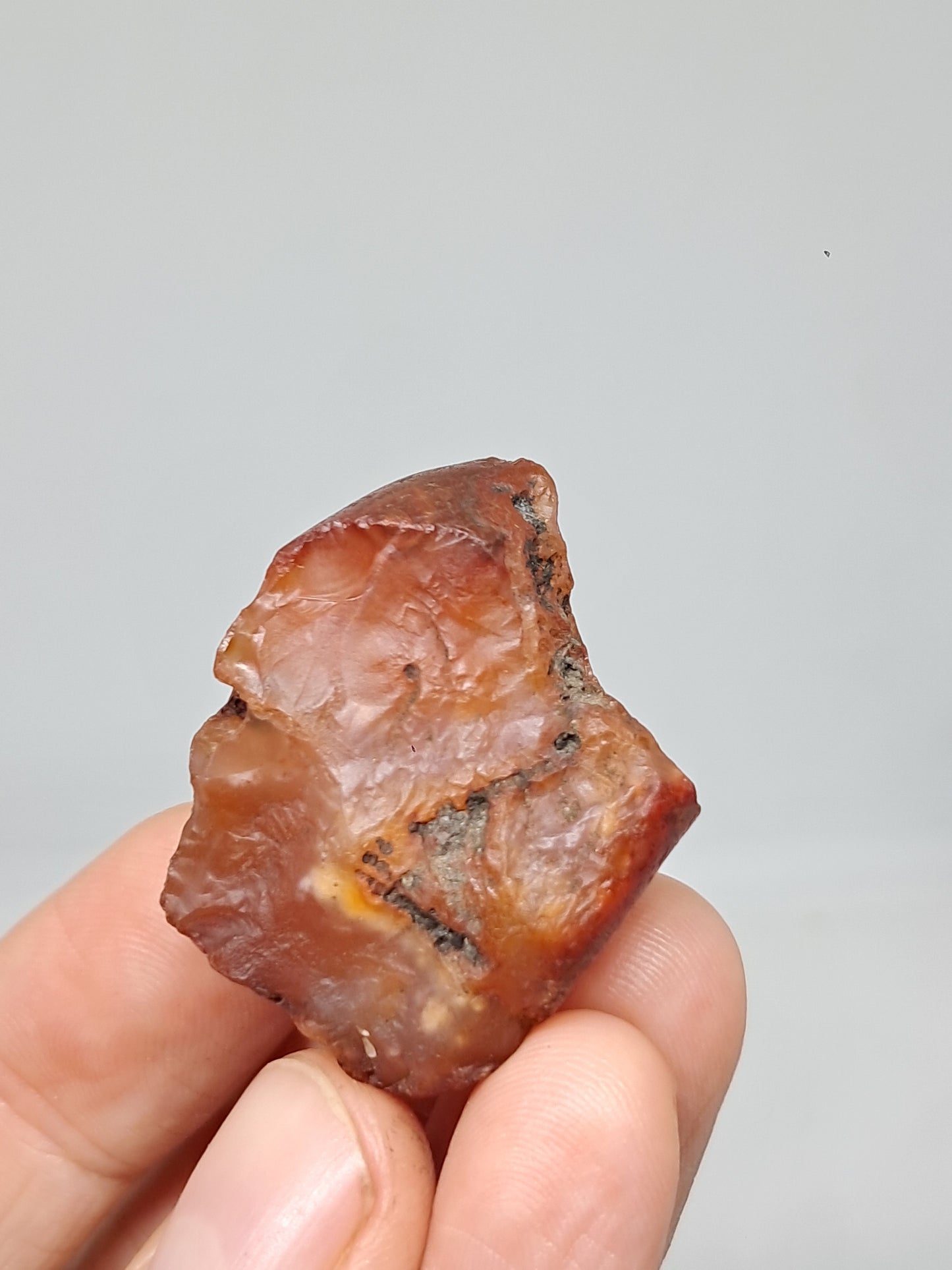 Rough Carnelian (India) Raw Stone | Natural Crystal | Mineral Specimen #CRN27