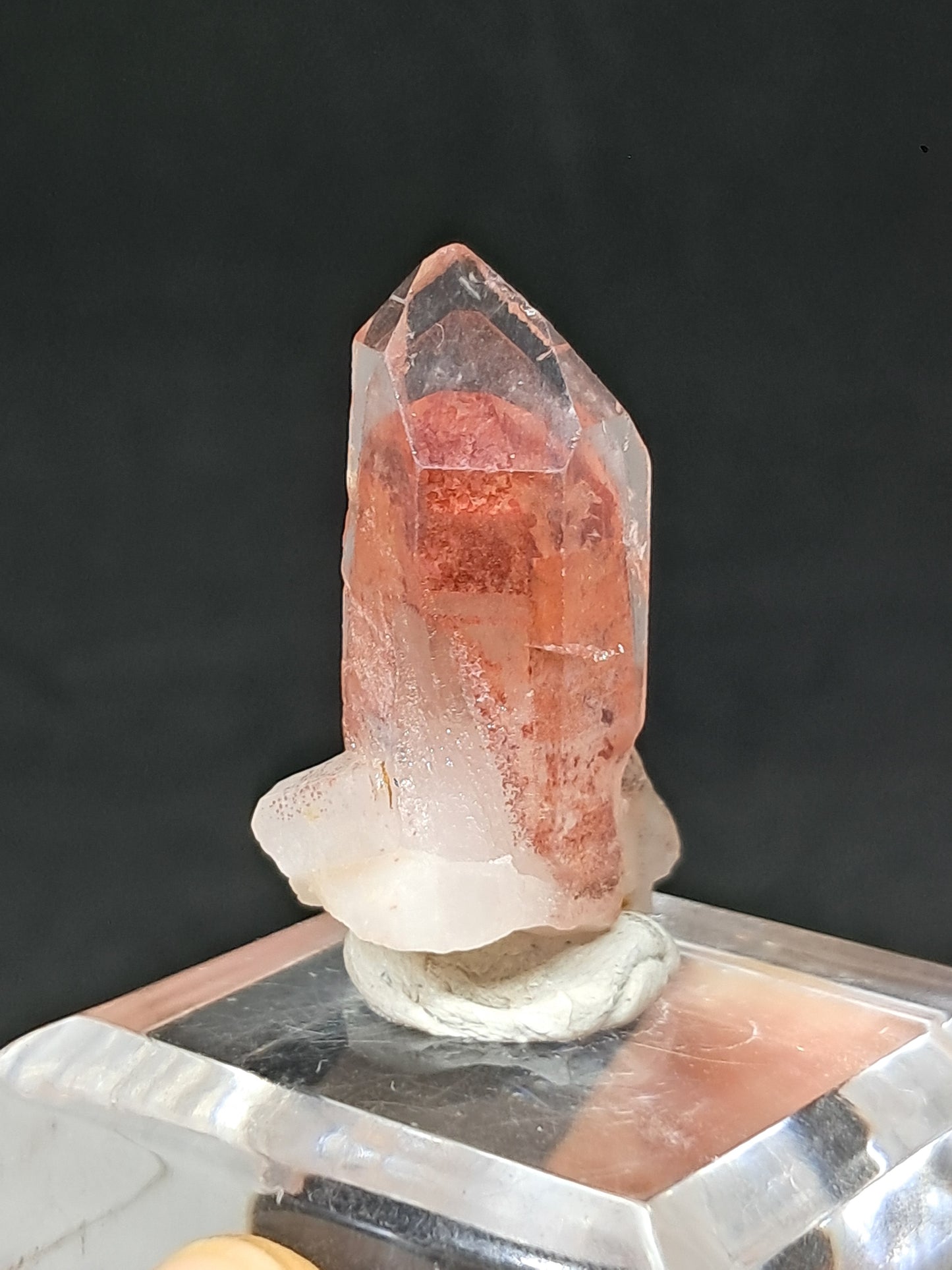Hematite Phantom Quartz (Telangana) | Natural Crystal | Mineral Specimen #HPQ54