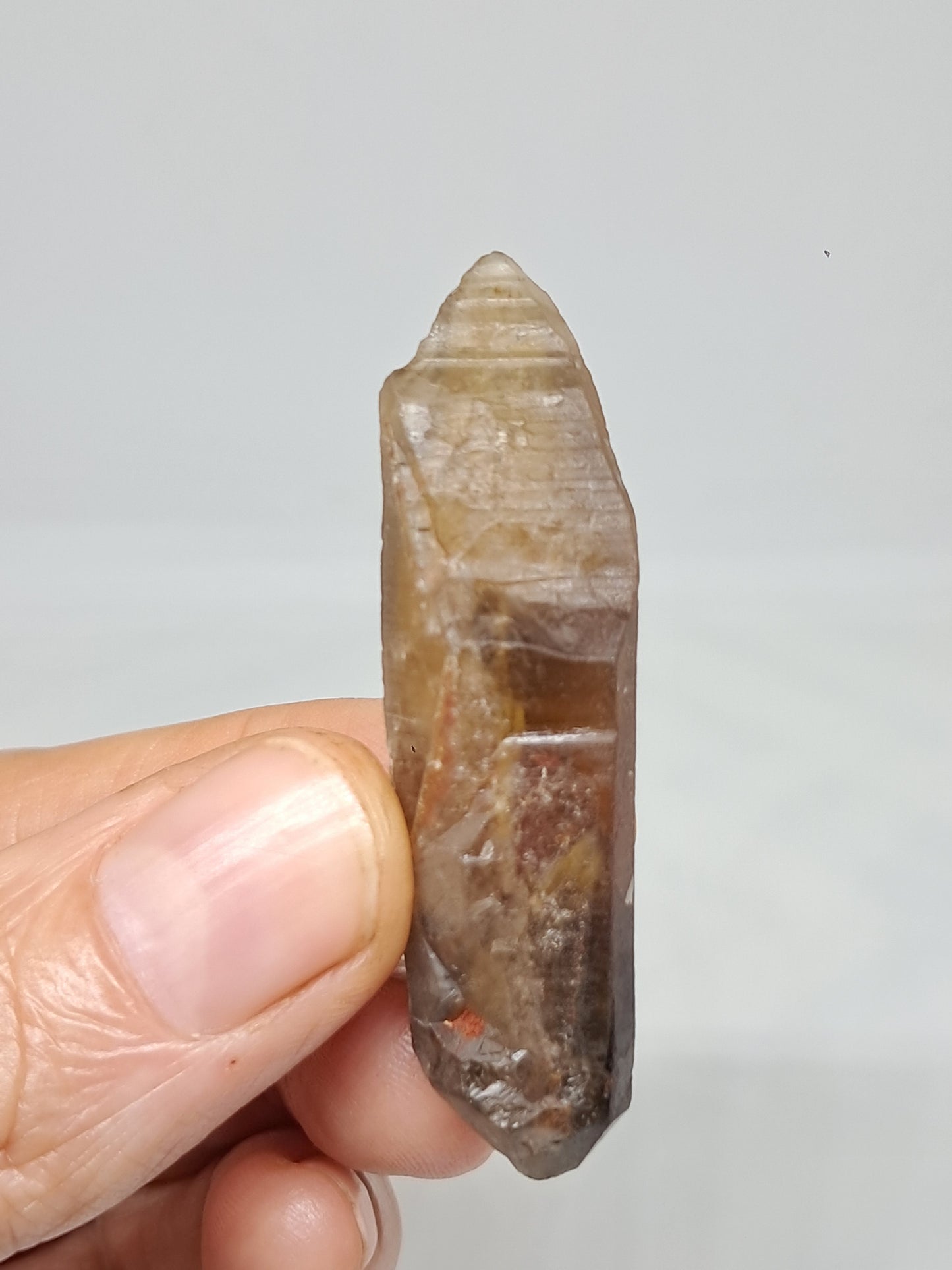 Natural Citrine Crystal Point w/ Self-Healed Termination (Democratic Republic of Congo) #CTN30