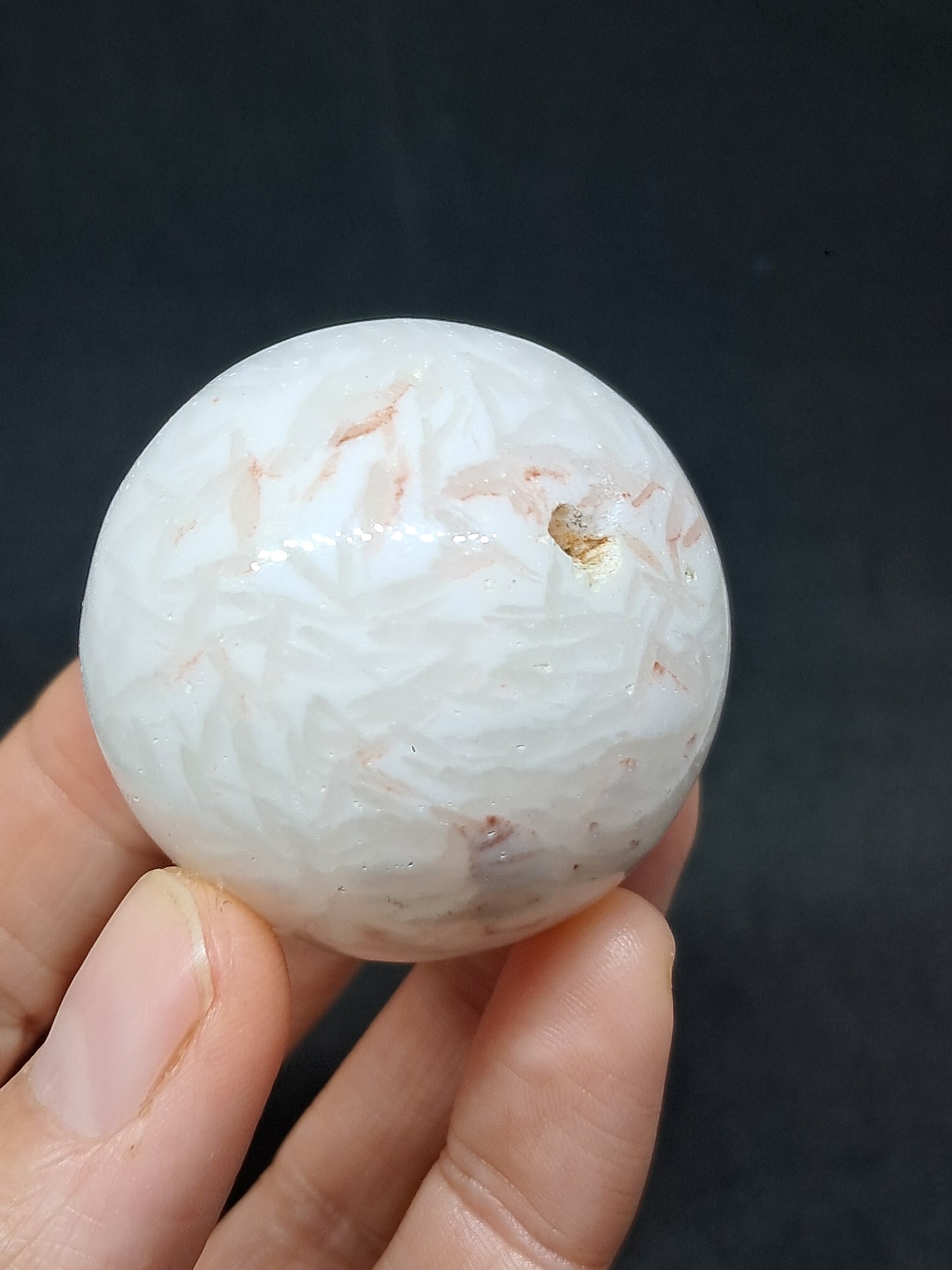 Scolecite Sphere | Polished Natural Stone | Good Quality