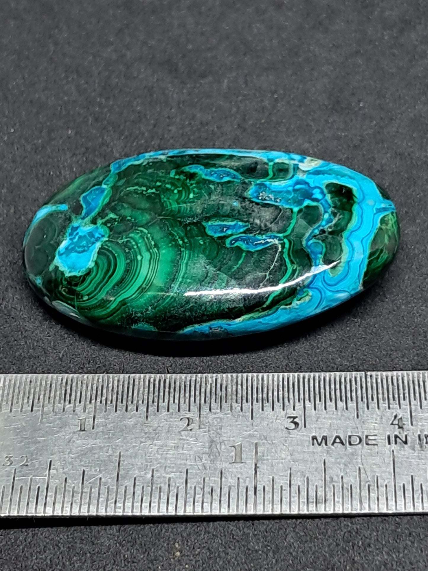 Chrysocolla Malachite Palmstone | Polished Natural Stone | Good Quality