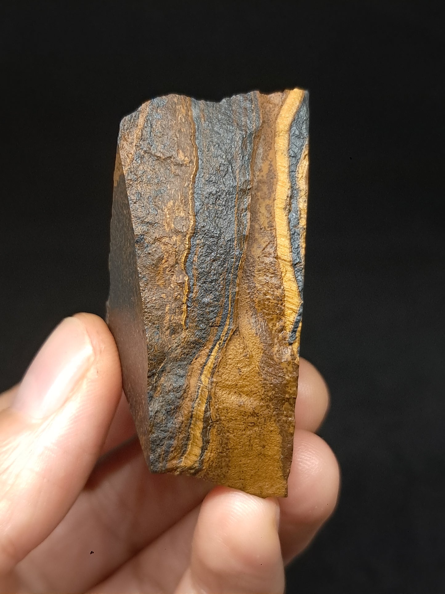 Rough Tiger's Eye (India) Natural Stone #TE1