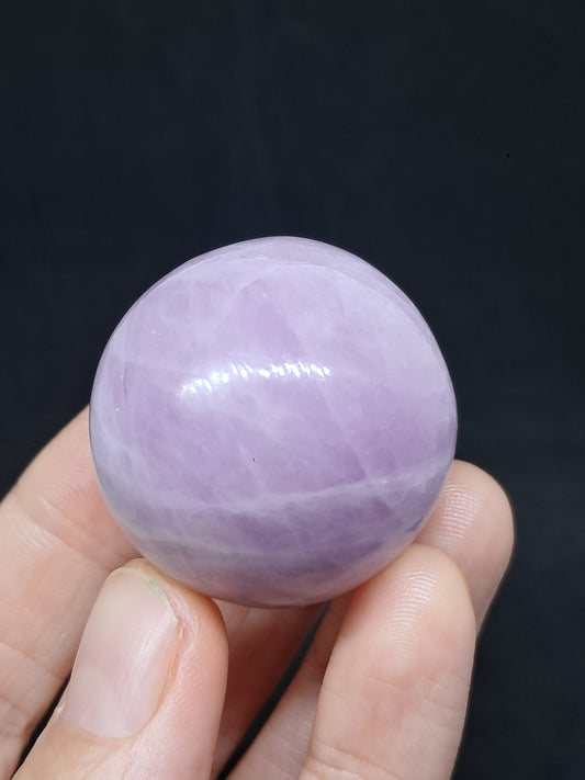Kunzite Sphere | Polished Stone | Spodumene Natural Crystal