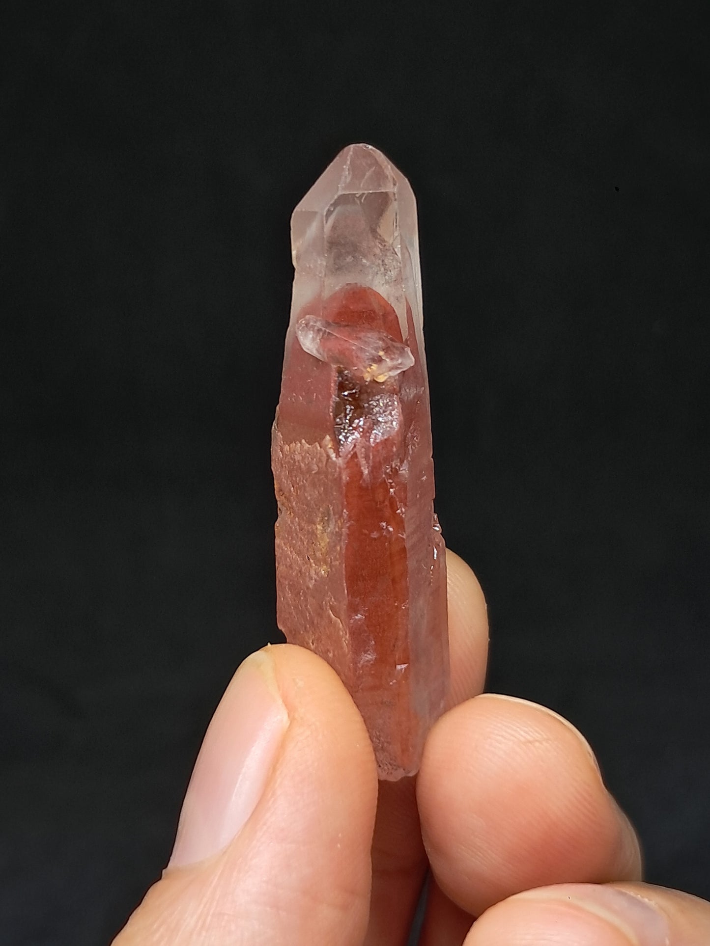 Hematite Phantom Quartz (Telangana) | Natural Crystal | Mineral Specimen #HPQ53