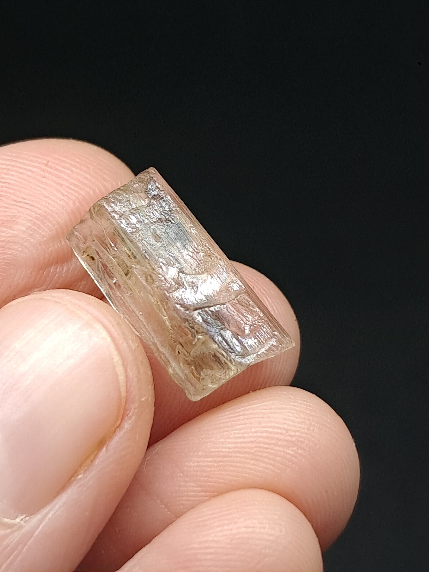Fluorescent Scapolite Crystal (Karur) UV Reactive | Rough Stone | Natural Mineral Specimen #SCP19