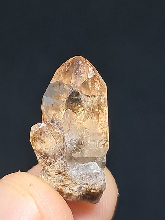Cristal de topacio natural (México), piedra preciosa rara | Ejemplar mineral n.° TPZ3