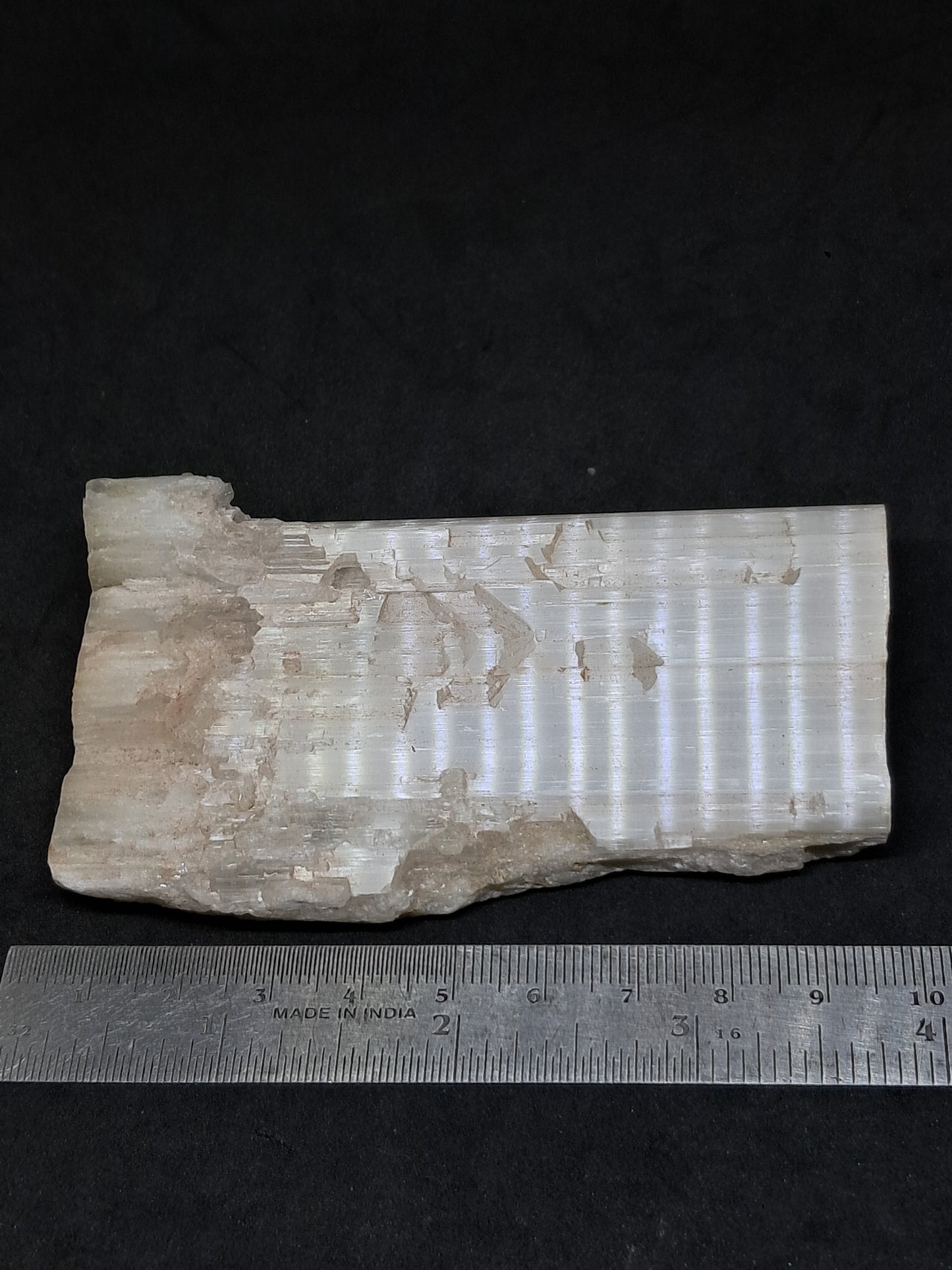 Satin Spar *Selenite* (India) Fibrous Gypsum | Mineral Specimen | Rough Crystal #SE1