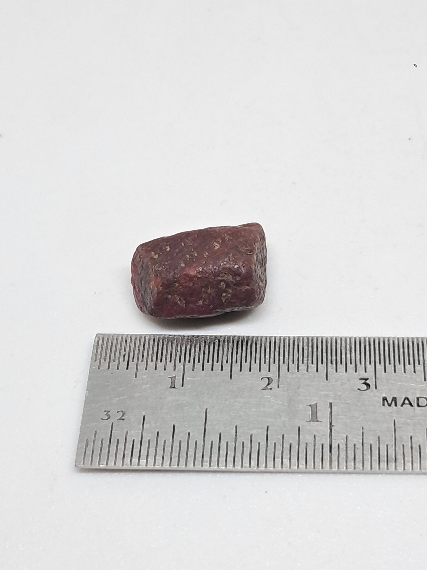 Rough Ruby Crystal (Tamil Nadu) Natural Stone | Mineral Specimen #RB19