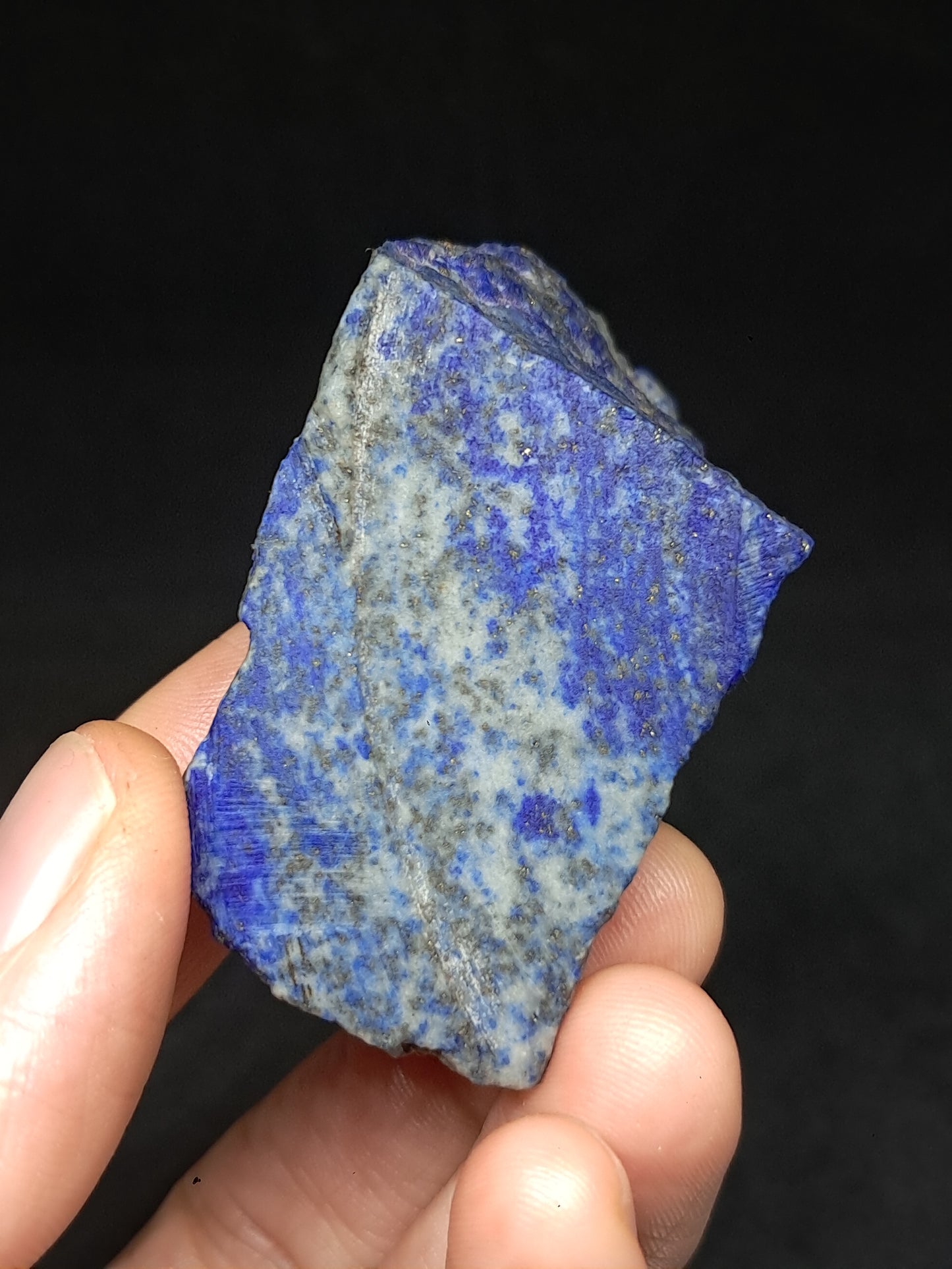 Slice of Lapislazuli (Afghanistan) Rough Natural Stone #LZ3