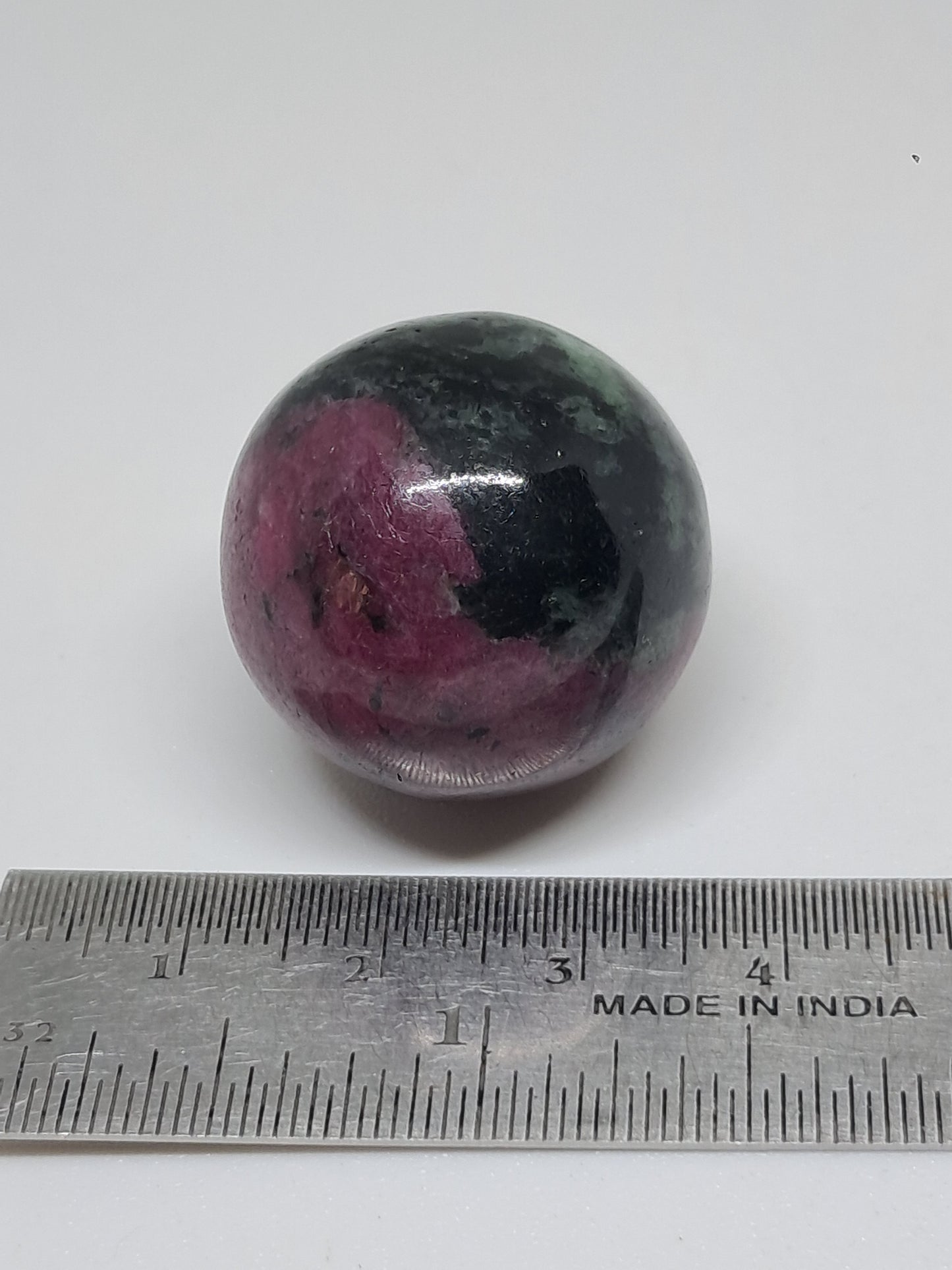 Ruby Zoisite Sphere | Natural Stone | Polished Crystal