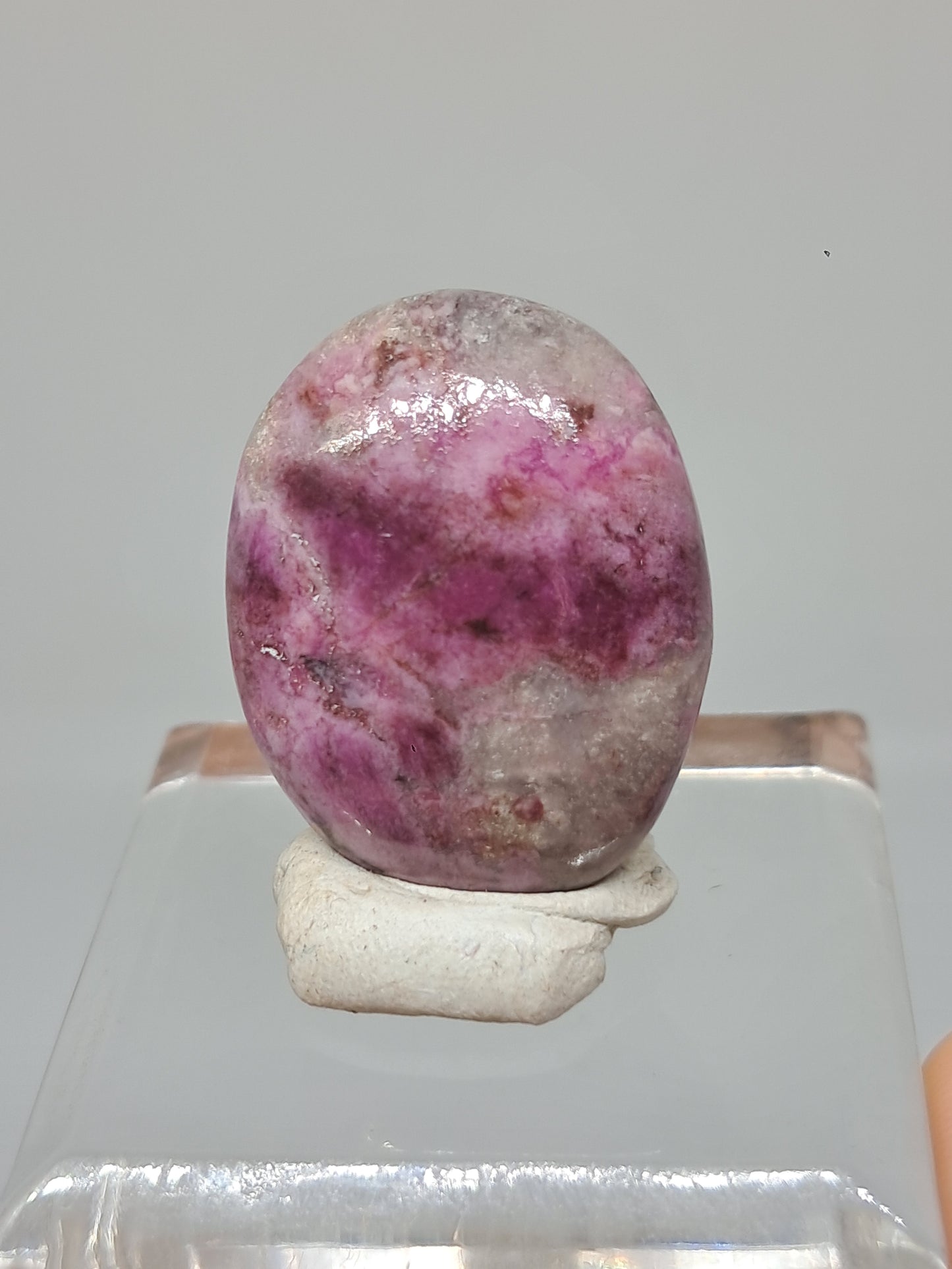 Cobaltoan Calcite Palmstone | Natural Polished Stone | Rare Mineral  #CO2