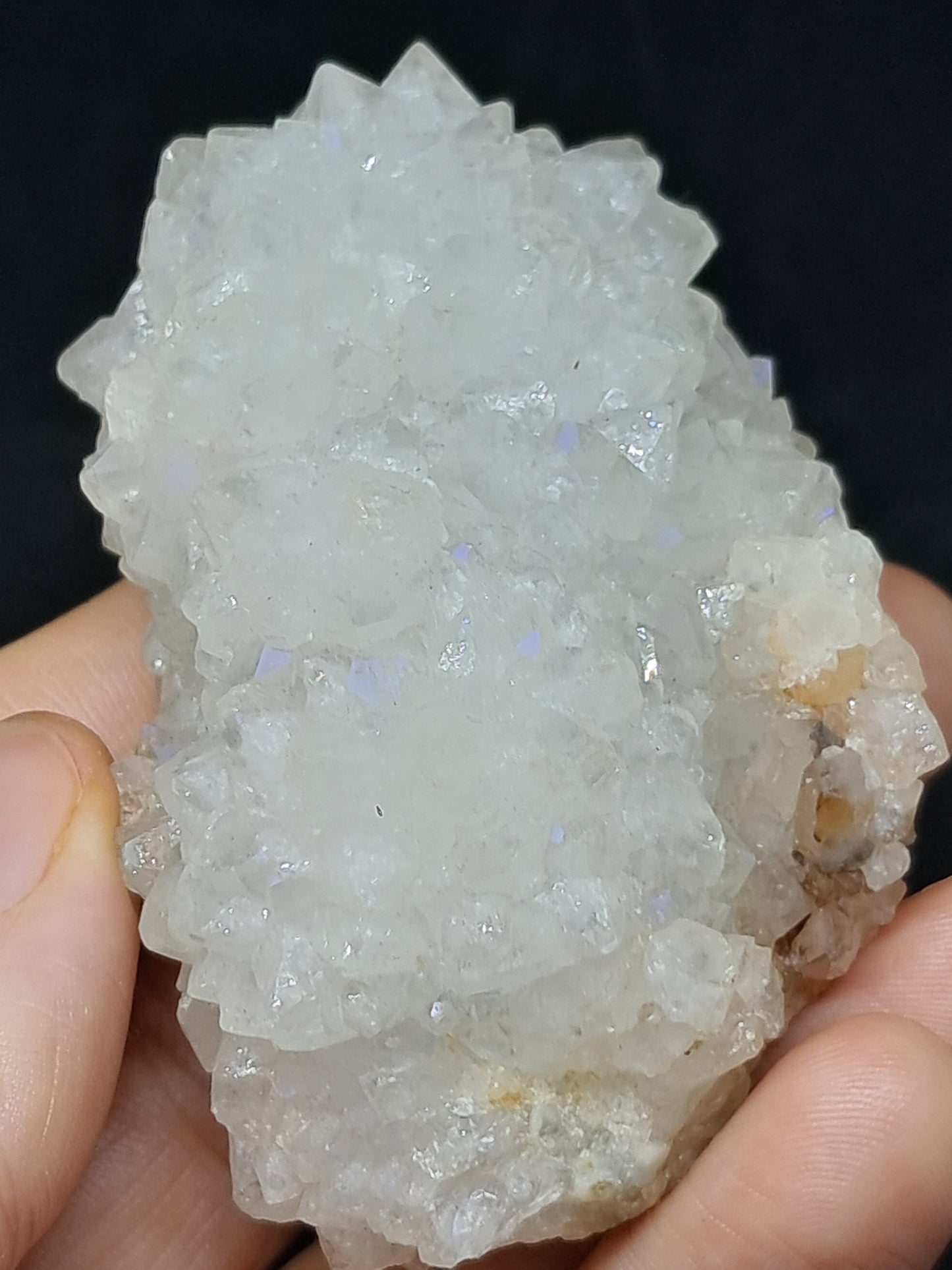 Cuarzo Iris (Aurangabad) | Anandalita | Estalactita | Cristal natural n.° AQ35