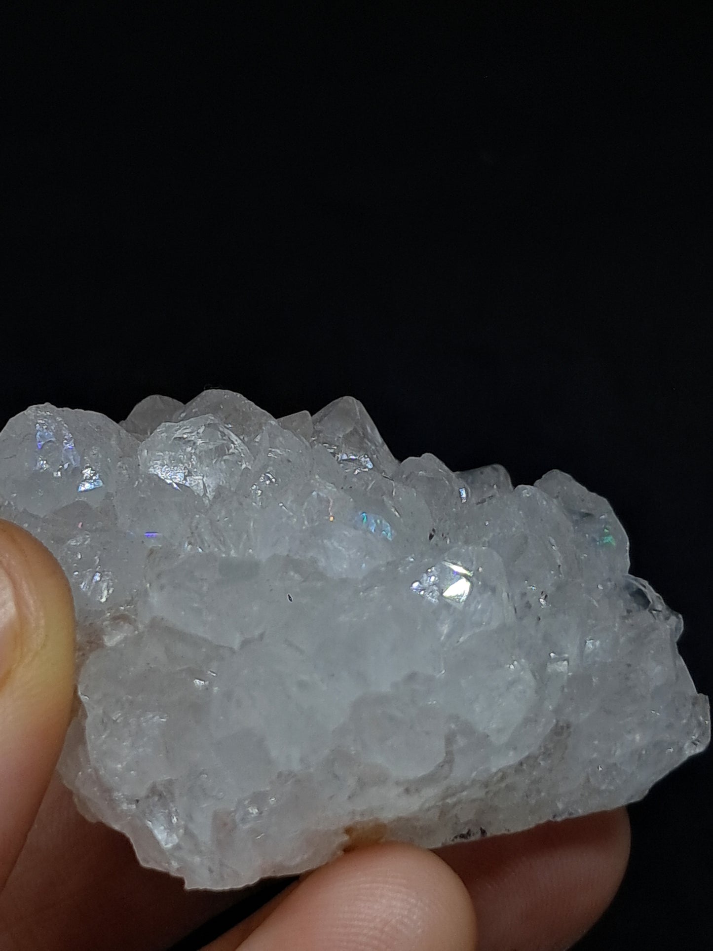 Iris Quartz (Aurangabad)| Anandalite | Cluster | Natural Crystal #AQ34