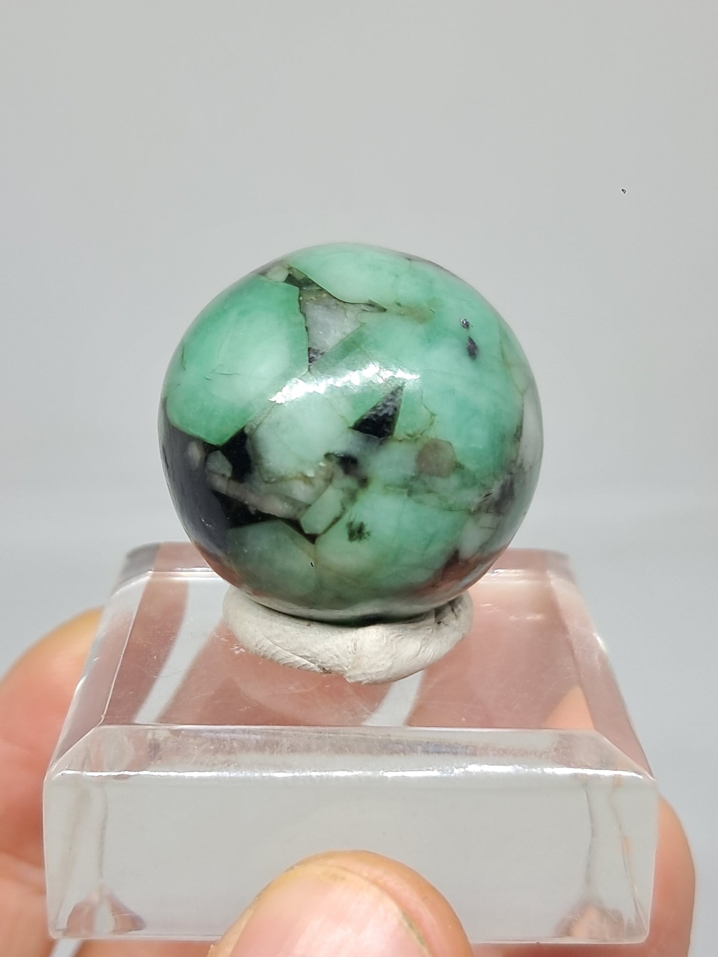 Emerald Sphere | Polished Stone | Natural Crystal #EM5