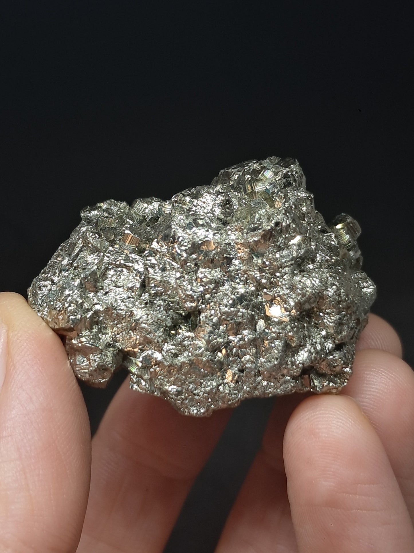Pirita en Bruto (Perú) Drusa Natural | Muestra Mineral | Rocas y Cristales #PR24