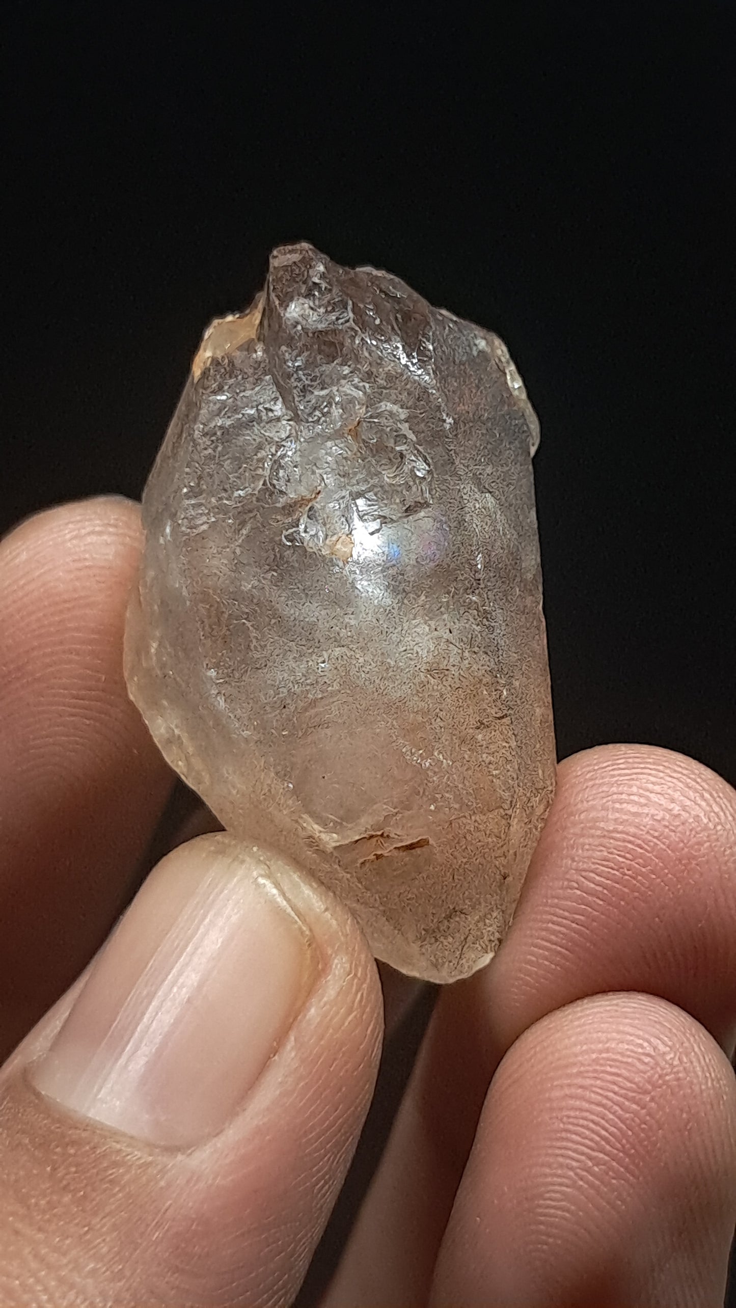 Elestial Smokey Quartz Biterminated (Karur) Raw Natural Crystal | Mineral Specimen #EQ24