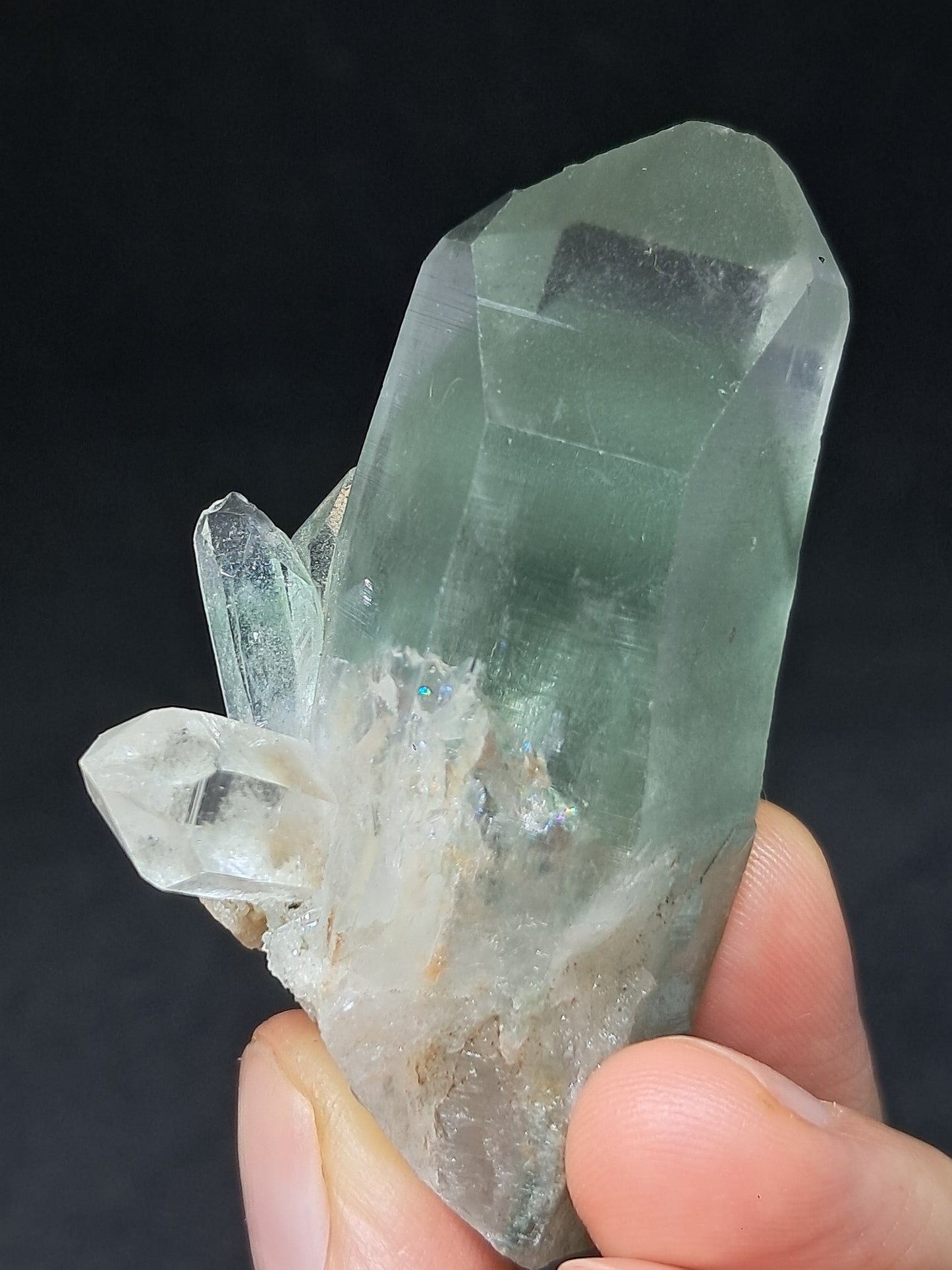 Chlorite Phantom *Bridge* Quartz (Kullu) Natural Crystal | Garden Chamanic #CQ78
