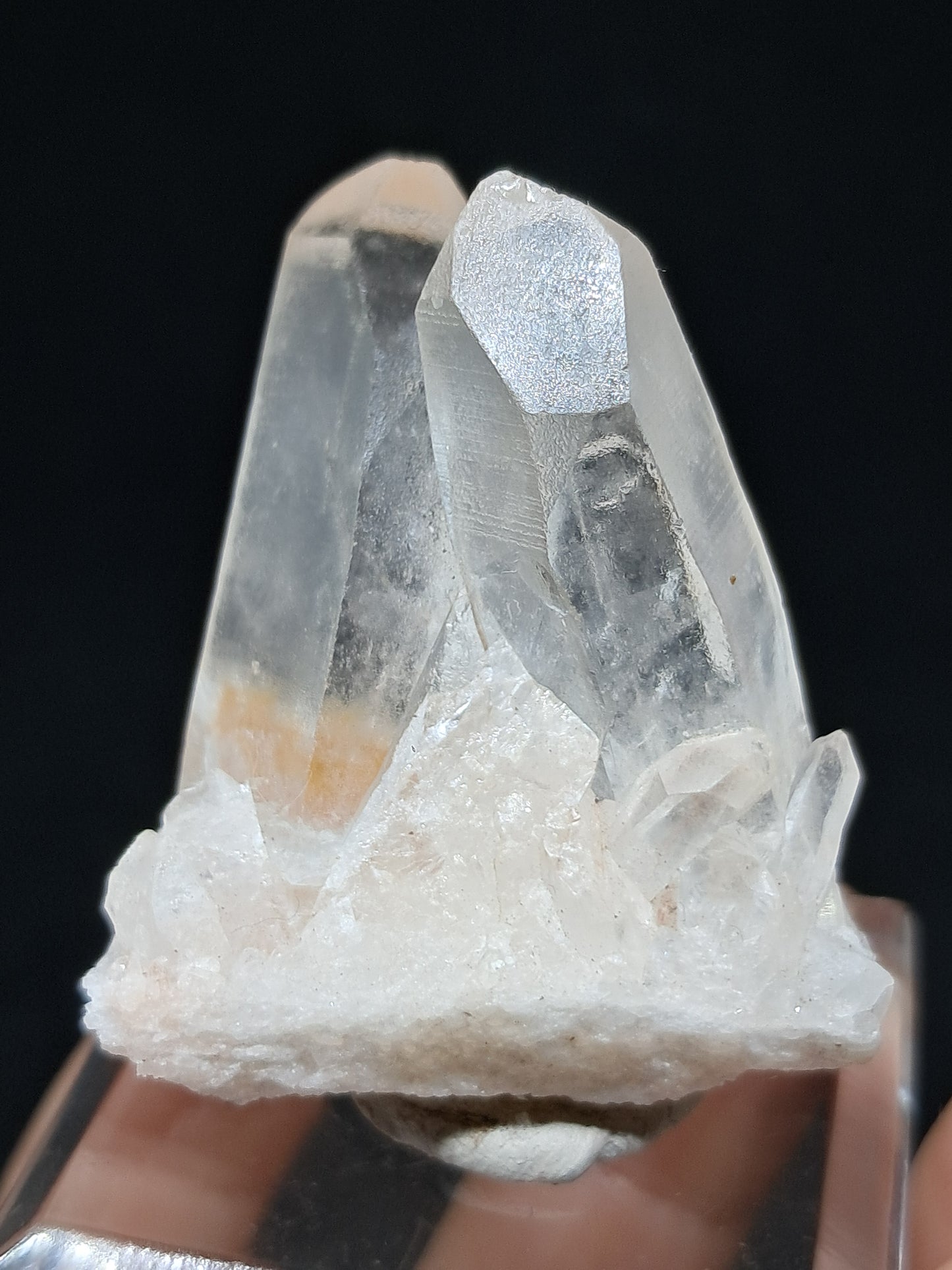 Cúmulo de cuarzo del Himalaya | Punta de cristal natural | Ejemplar mineral n.° CH63