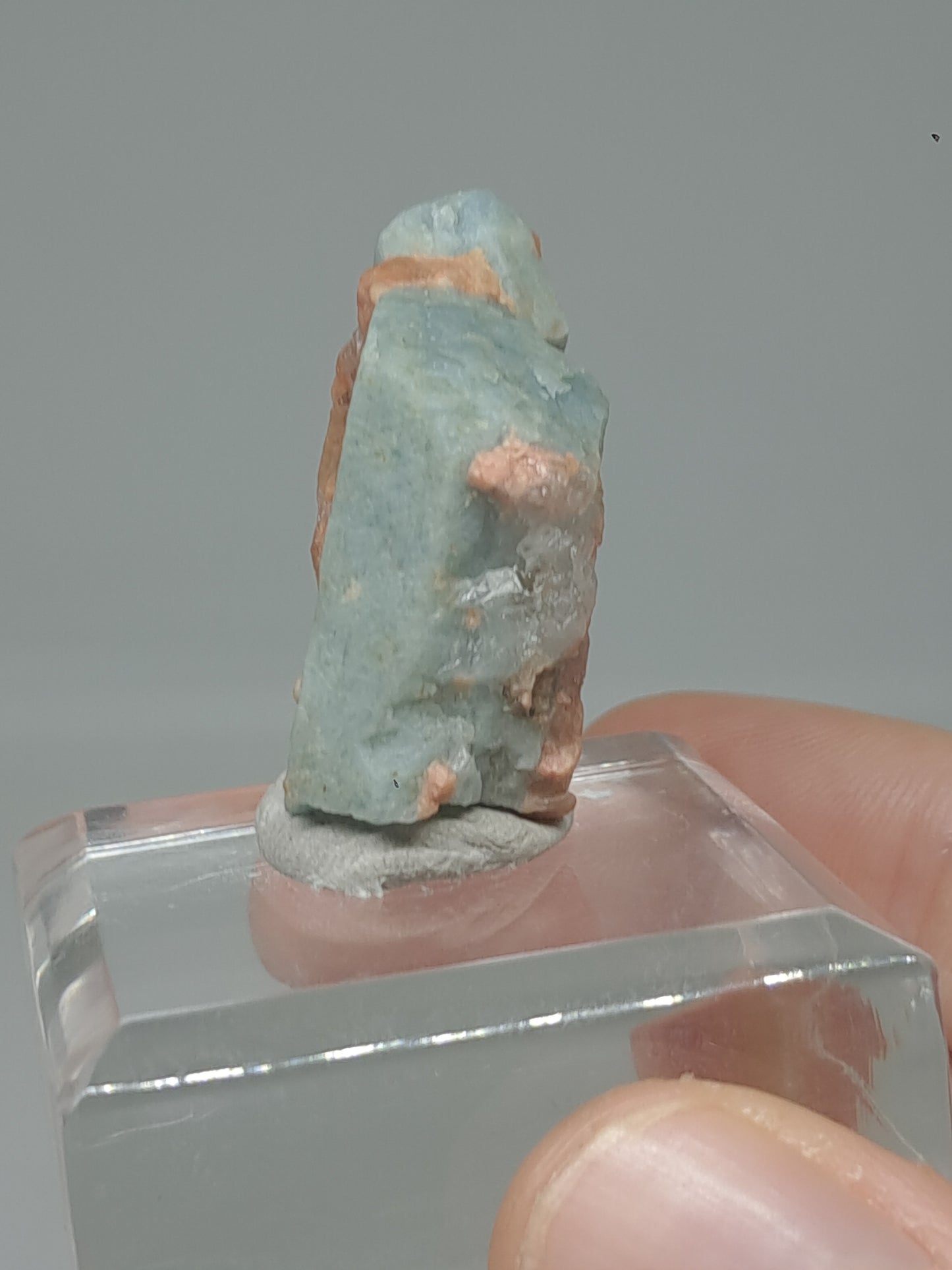Aquamarine on Matrix (Karur) Rough Natural Crystal | Mineral Specimen #AQM52
