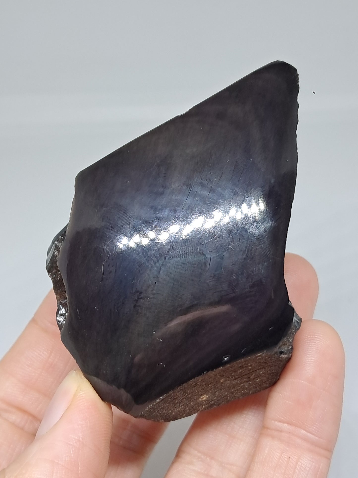 Rainbow Obsidian *Manto Huichol* (Mexico) Natural Stone | Half Polished Half Rough #RO8