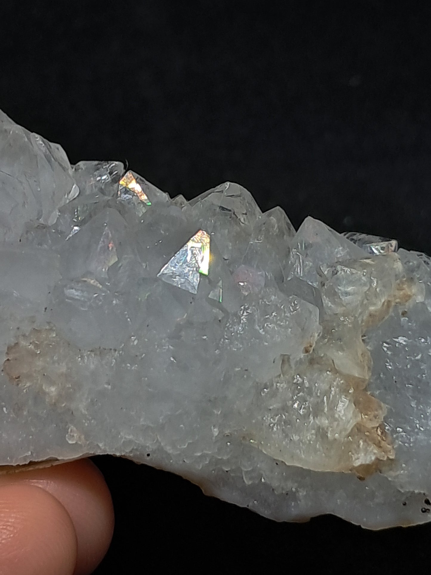 Iris Quartz (Aurangabad)| Anandalite | High Iridescence | Natural Crystal #AQ16