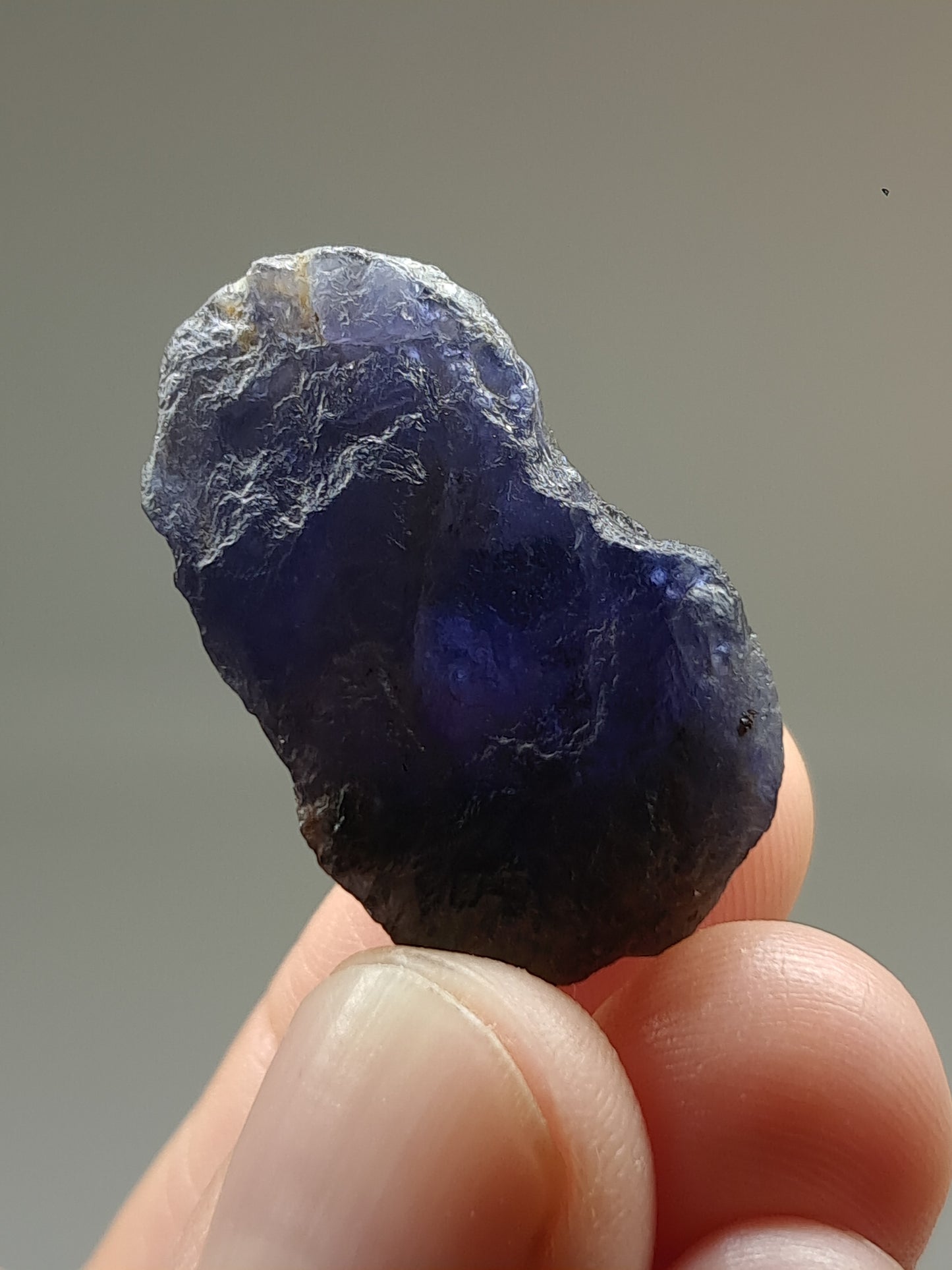 Rough Iolite Crystal (Karur) *Gem Quality* Cordierite | Excelent Pleochroism | Mineral Specimen #IO8