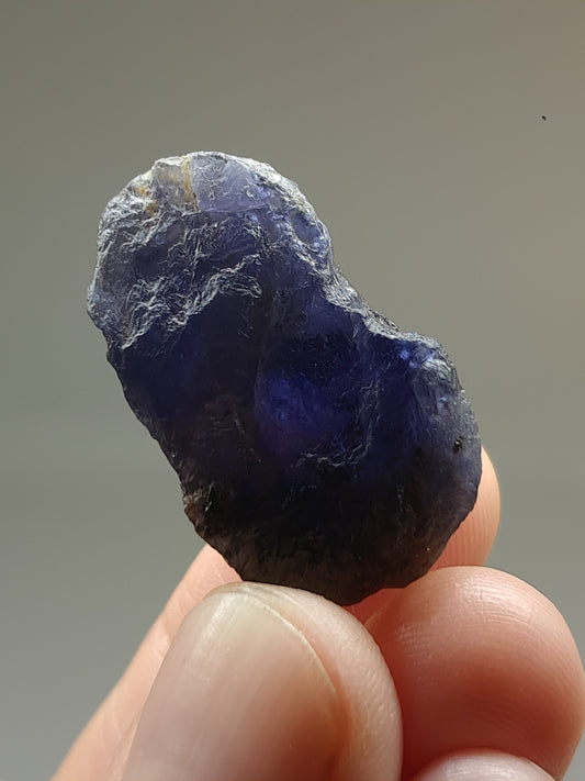 Rough Iolite Crystal (Karur) *Gem Quality* Cordierite | Excelent Pleochroism | Mineral Specimen #IO8
