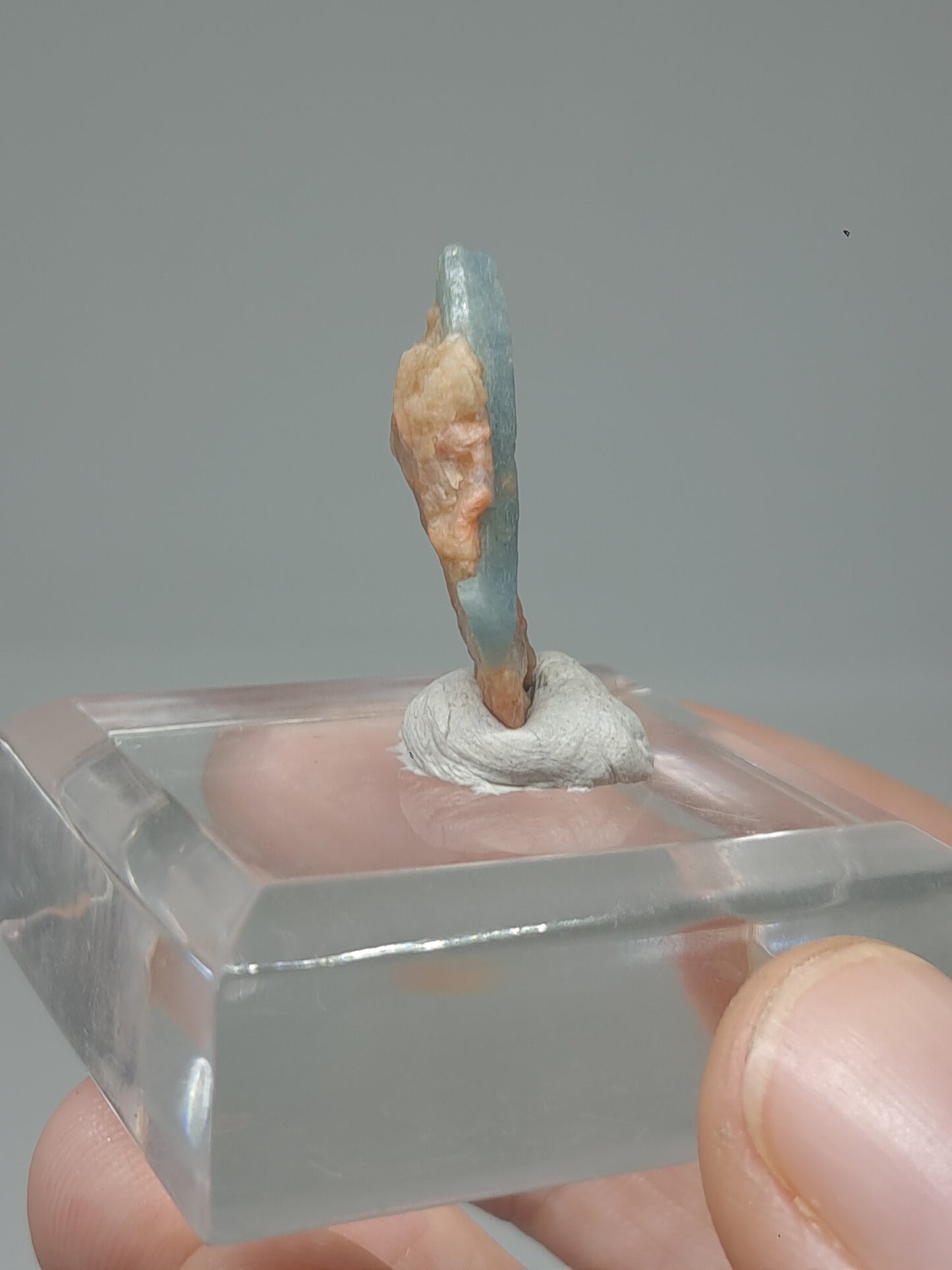 Aquamarine on Matrix (Karur) Rough Natural Crystal | Mineral Specimen #AQM46