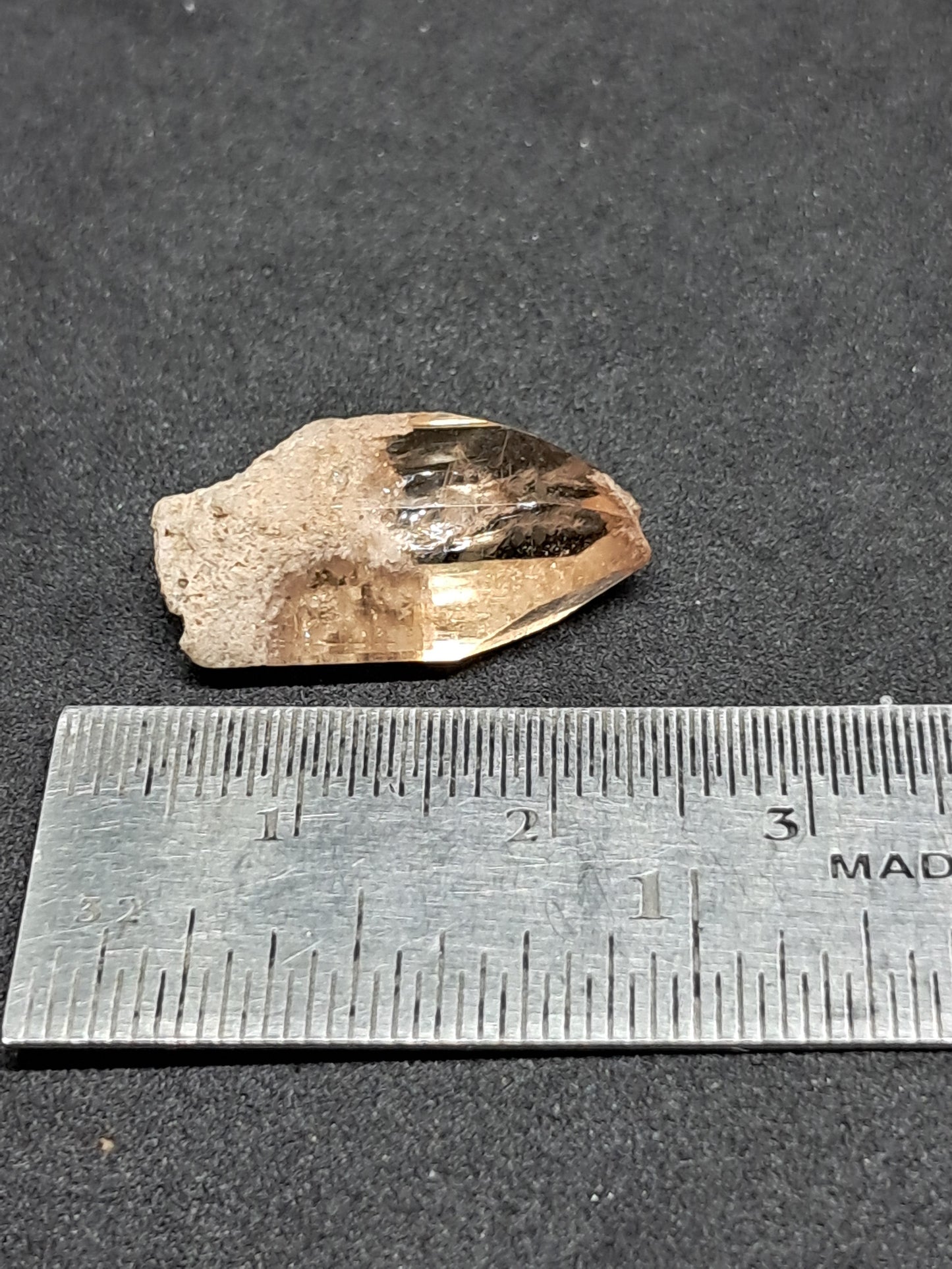 Cristal de topacio natural (México), piedra preciosa rara | Ejemplar mineral n.° TPZ2
