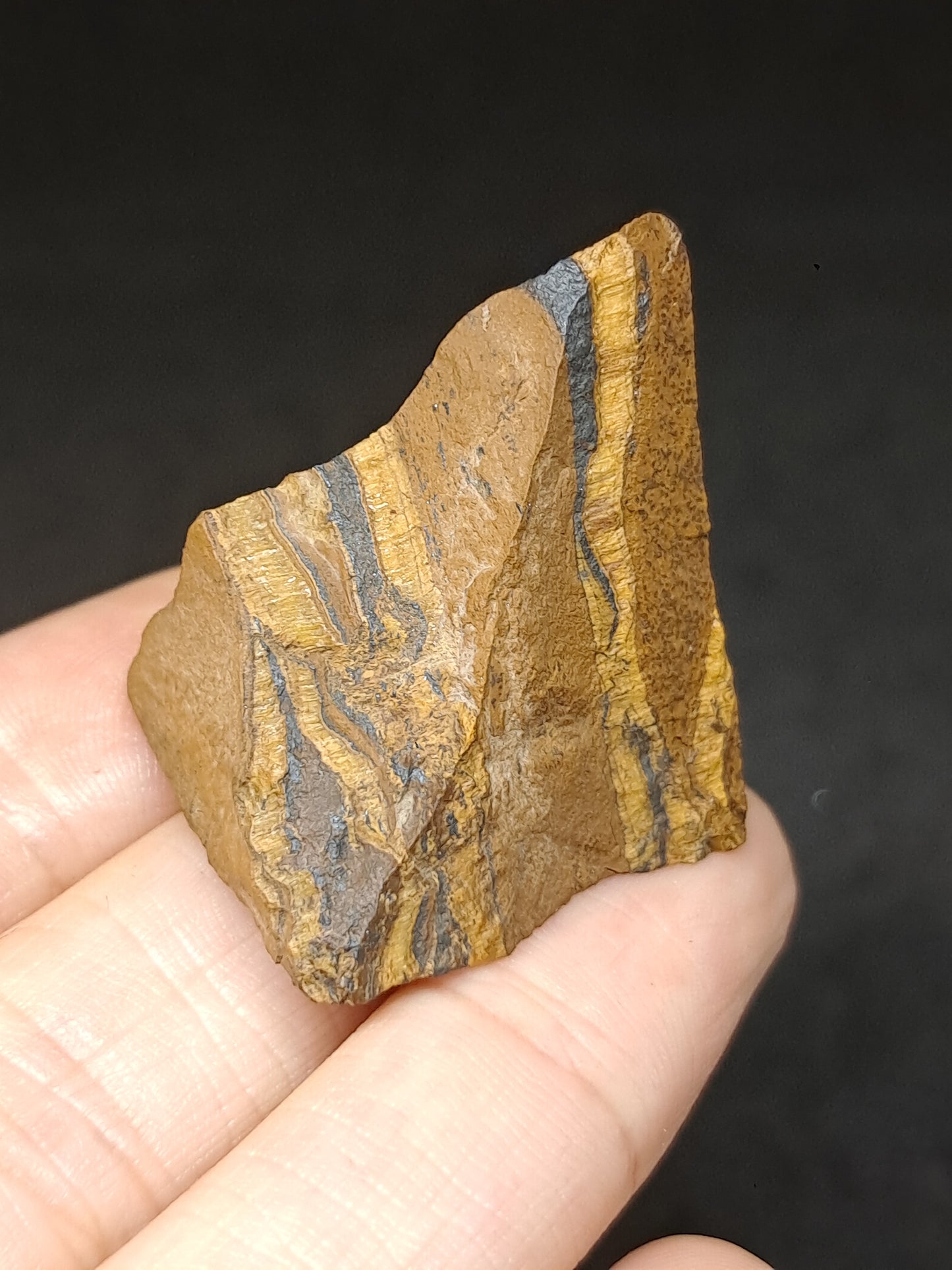 Rough Tiger's Eye (India) Natural Stone #TE3