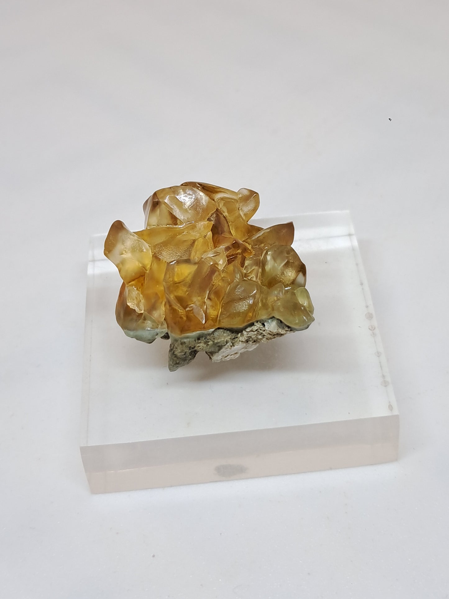Honey Calcite (Ahmednagar) Dog Tooth Formation | Natural Crystal | Mineral Specimen #CA26