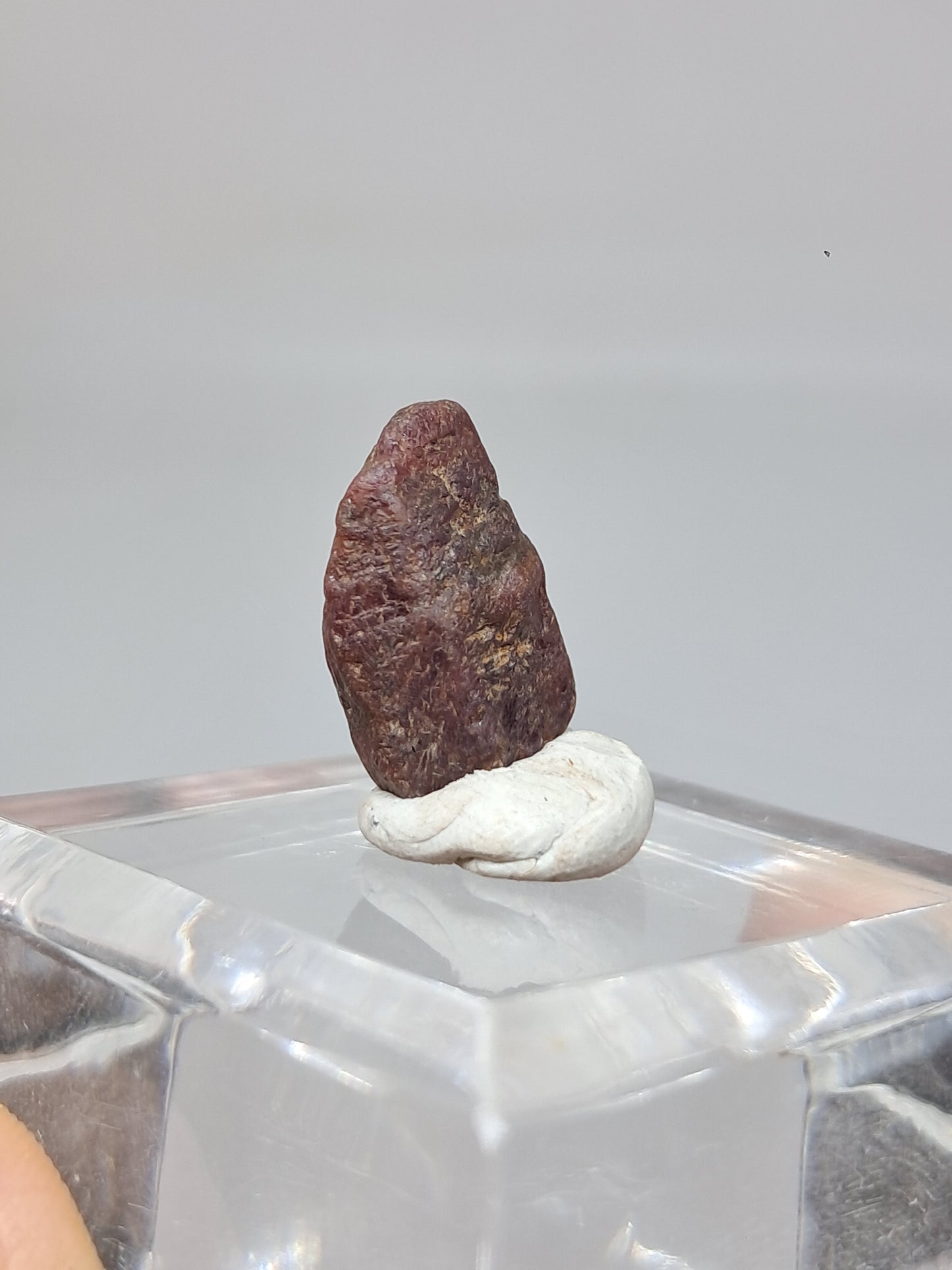 Cristal de Rubí en Bruto (Tamil Nadu) Piedra Natural | Muestra de Mineral #RB25