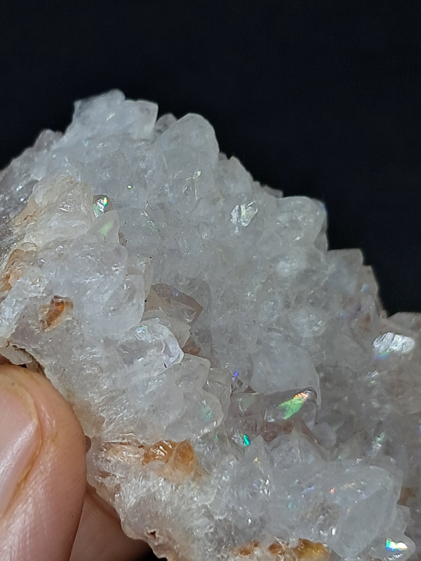 Iris Quartz (Aurangabad)| Anandalite | High Iridiscence | Natural Crystal #AQ40
