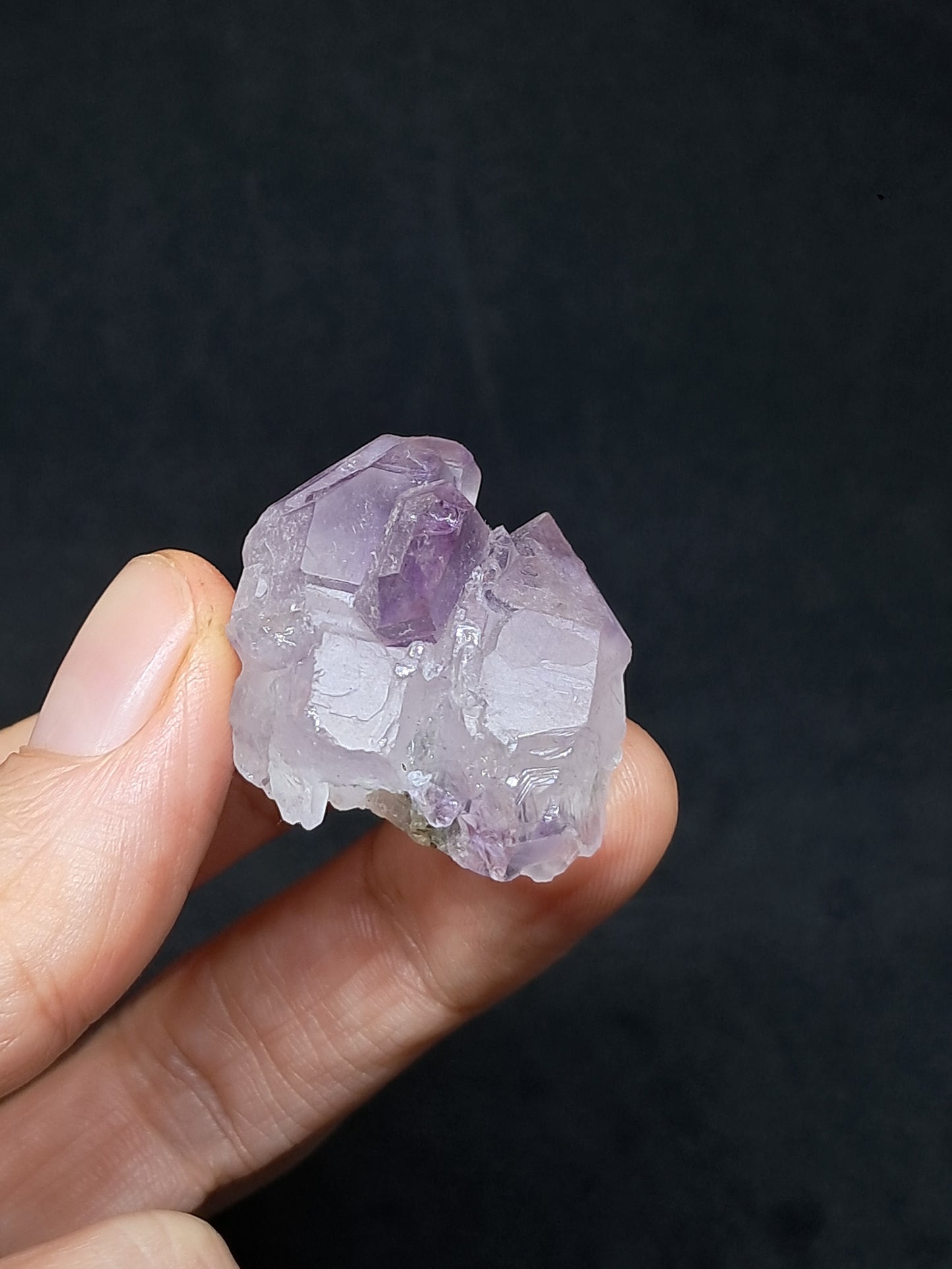 Amatista en racimo (Karur) | Cristal en bruto | Piedra natural | Ejemplar mineral n.° KA126