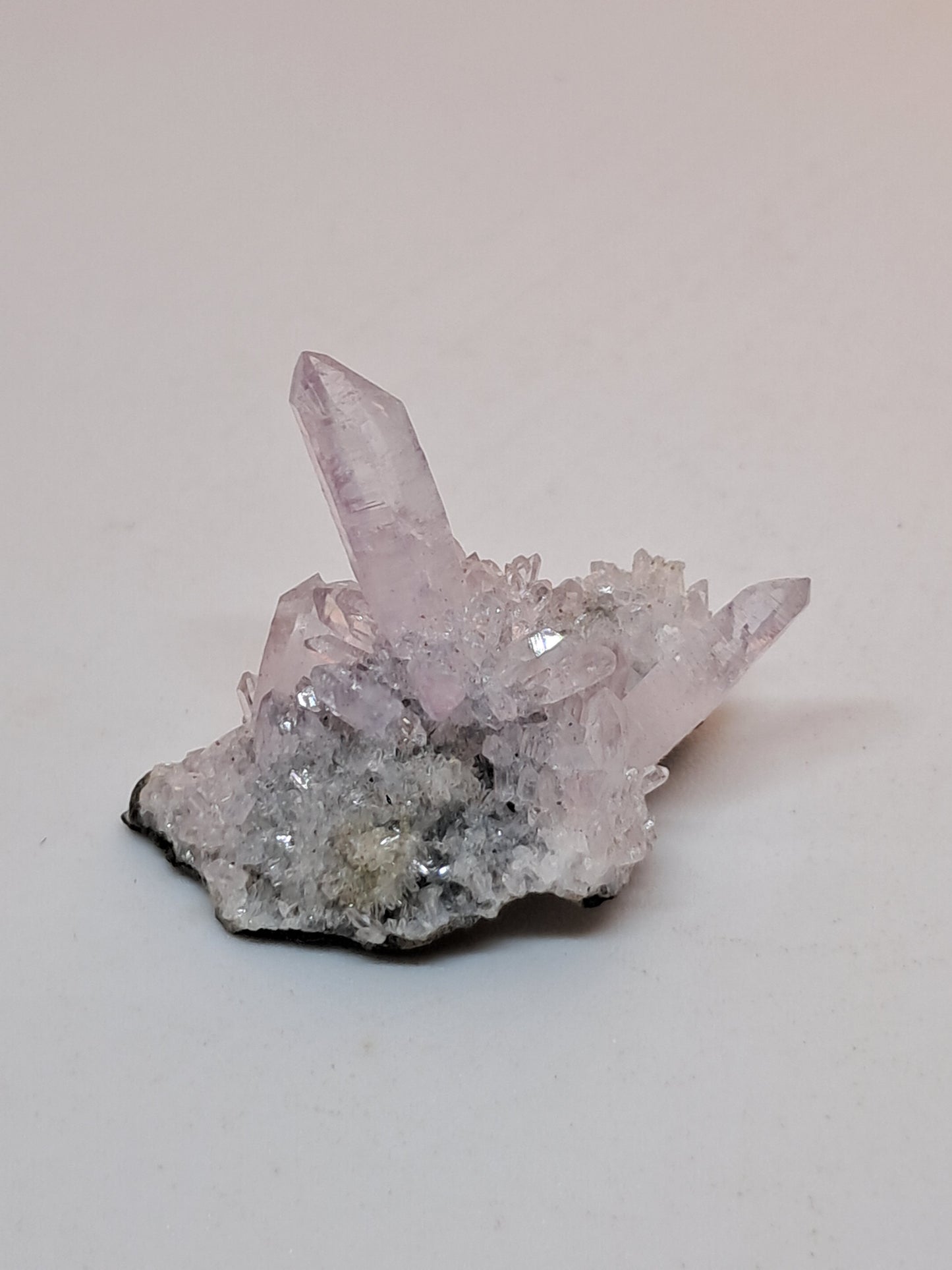 Veracruz Amethyst Crystal Points on Matrix (Mexico) | Natural Cluster | Mineral Specimen #VA24