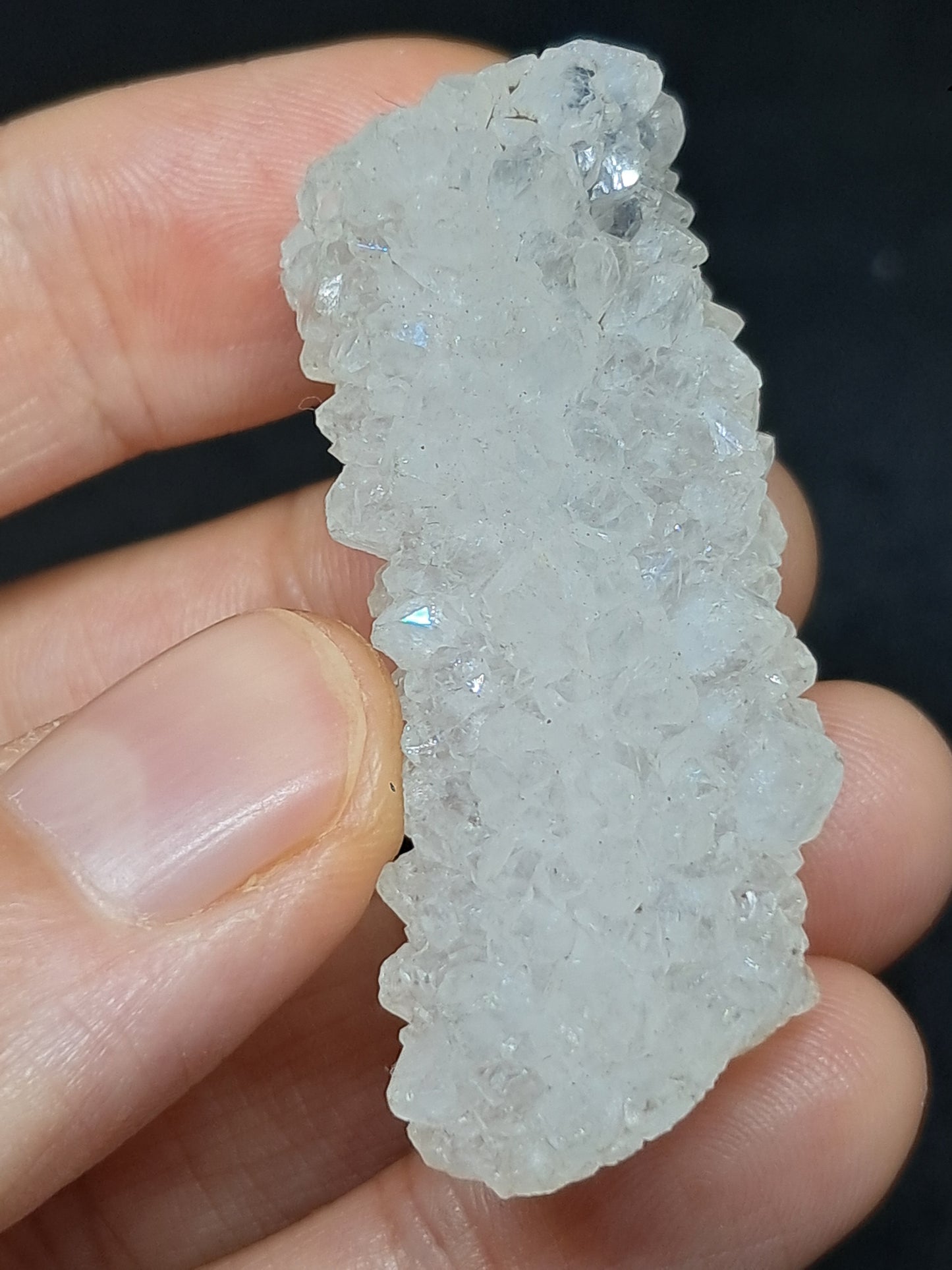 Iris Quartz (Aurangabad)| Anandalite | Stalactite | Natural Crystal #AQ32