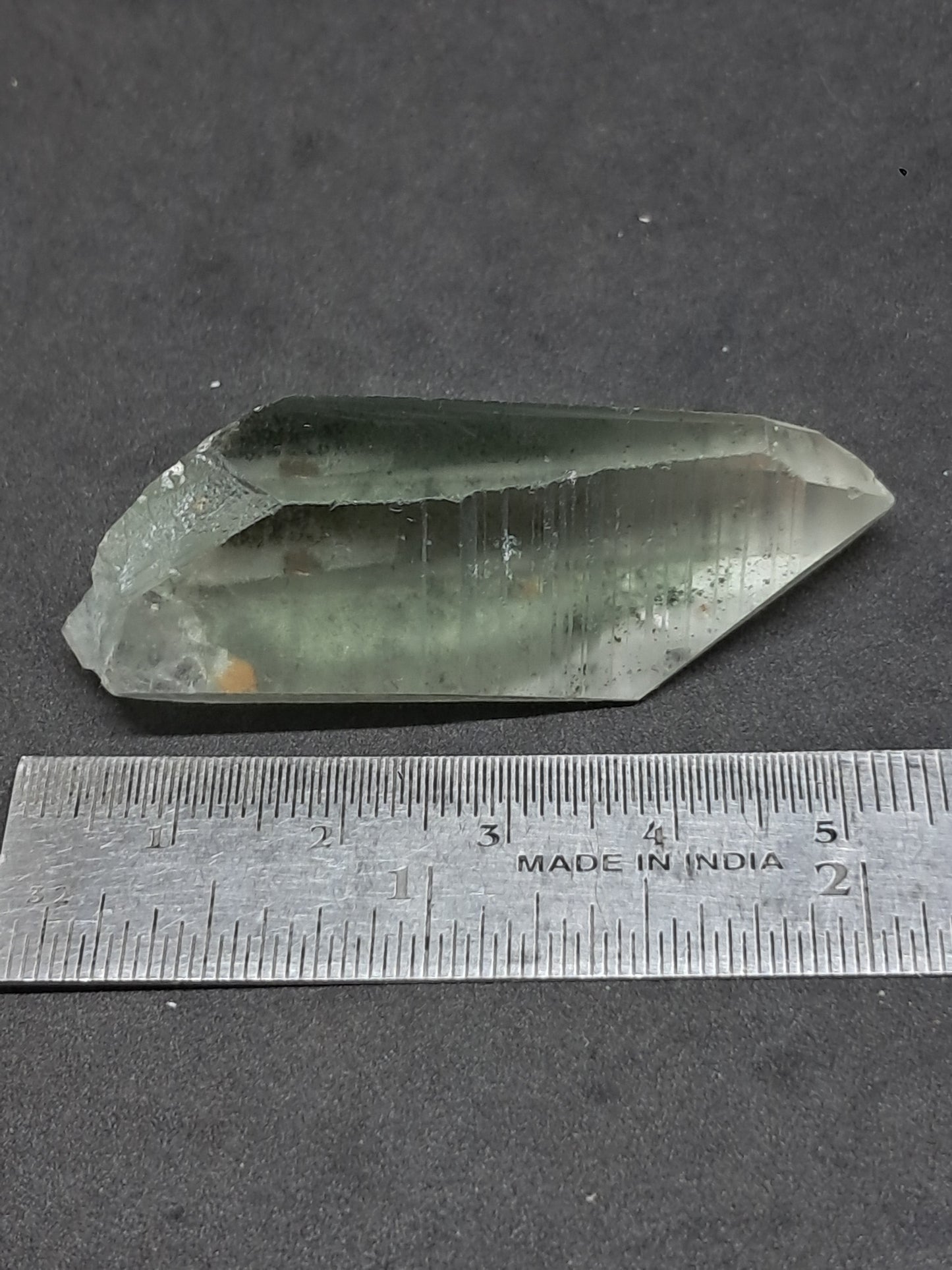 Chlorite Phantom Quartz (Karur) Natural Point | Garden Chamanic Crystal #CQ66