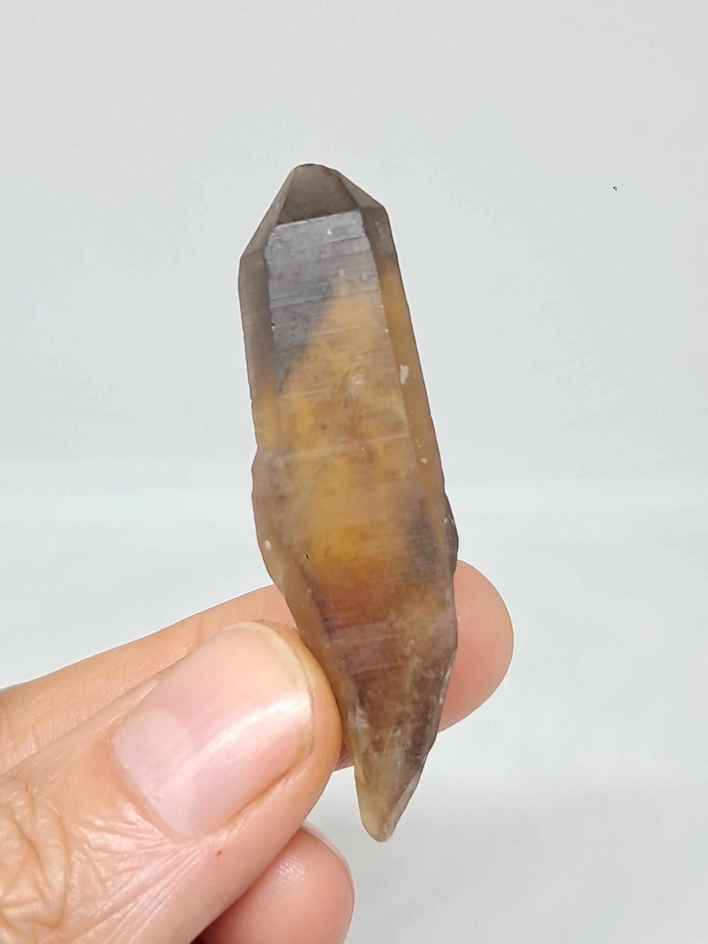Natural Citrine Crystal Point w/ Self-Healed Termination (Democratic Republic of Congo) #CTN30