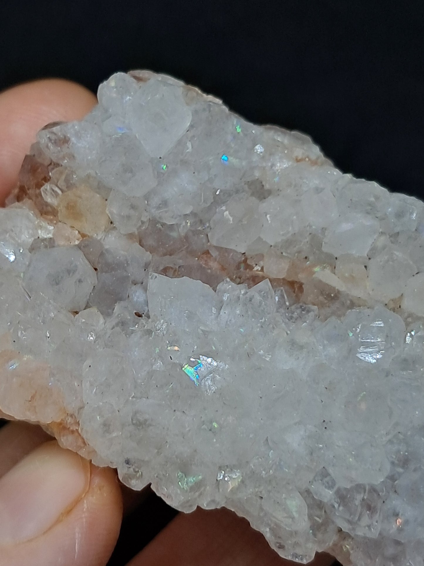 Iris Quartz (Aurangabad)| Anandalite | High Iridiscence | Natural Crystal #AQ40