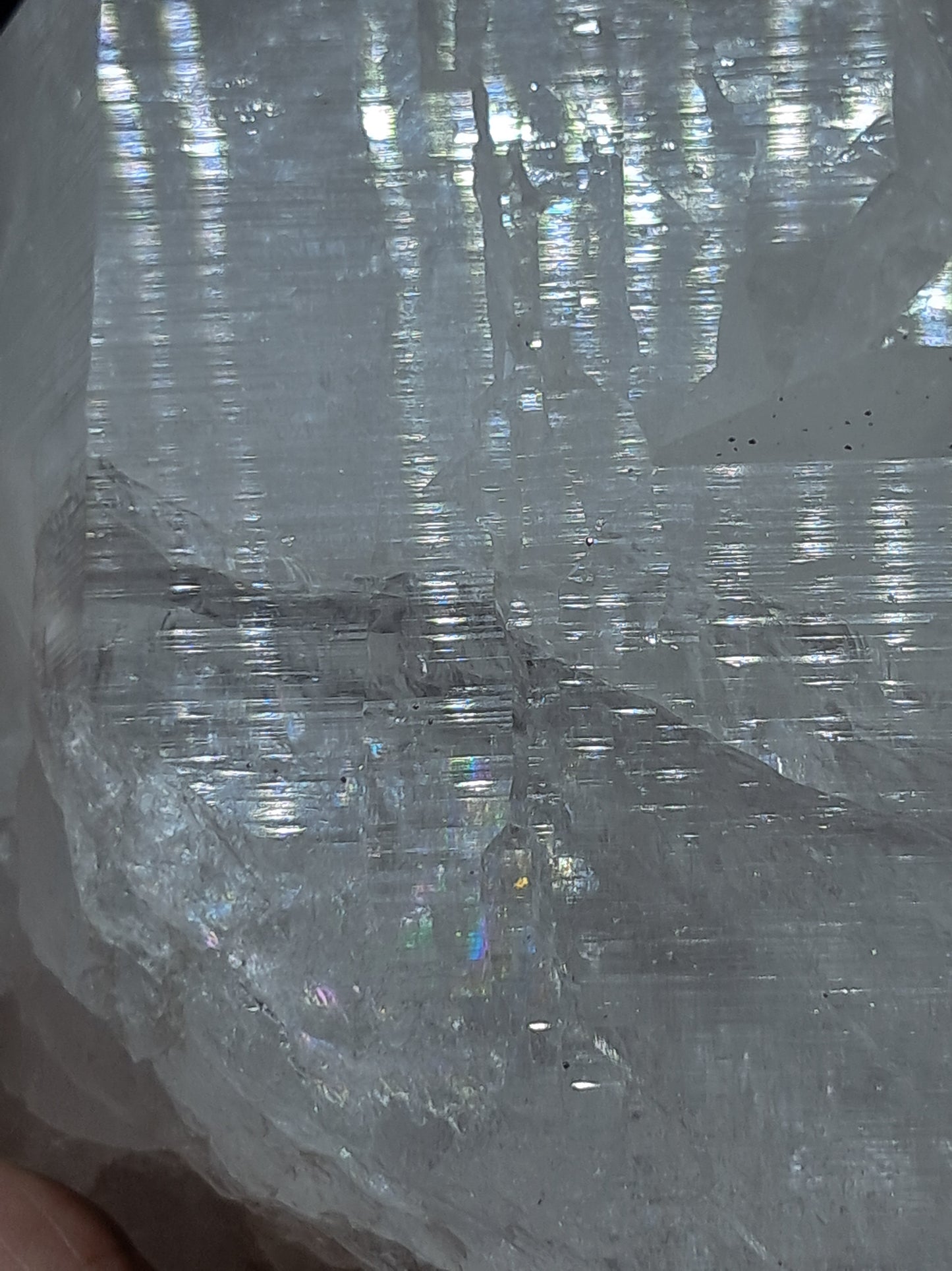 Himalayan Quartz Crystal Point with Magnetite Inclusions XL | High Grade | Natural Stone | Mineral Specimen #CH54